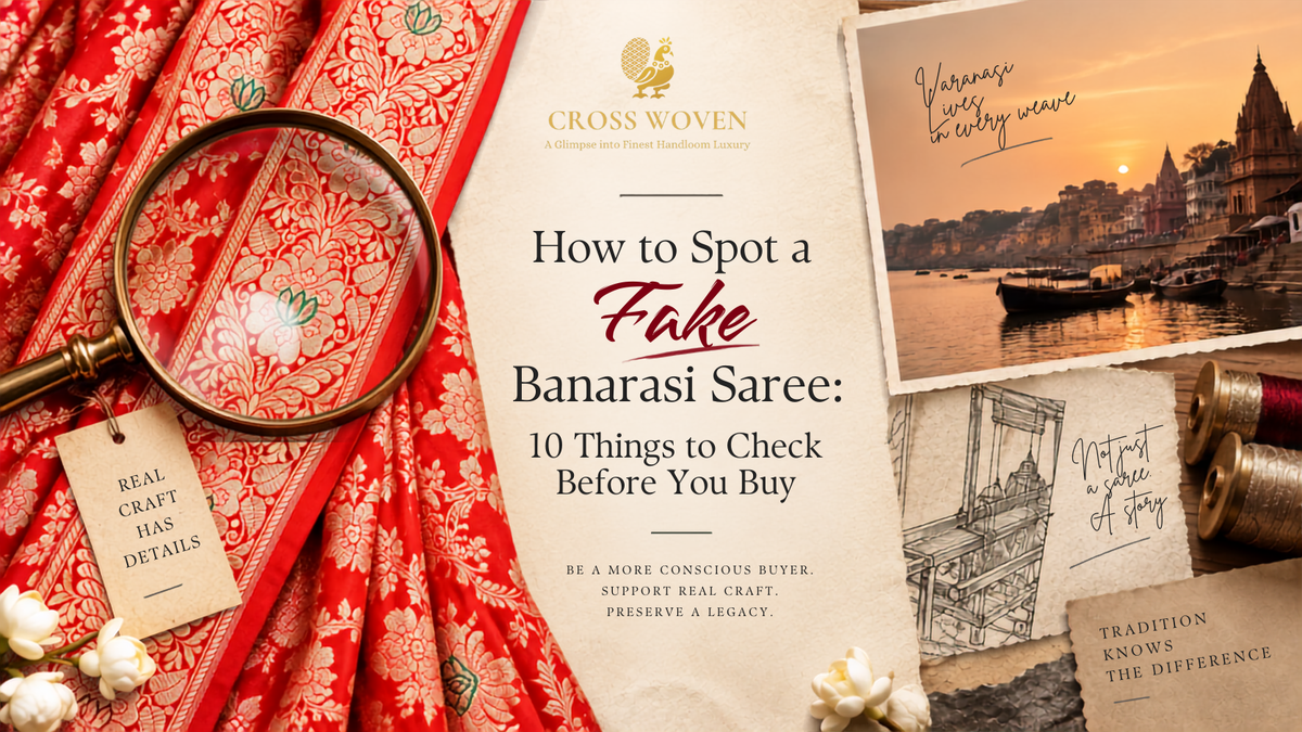 How to Spot a Fake Banarasi Saree: 10 Things to Check Before You Buy