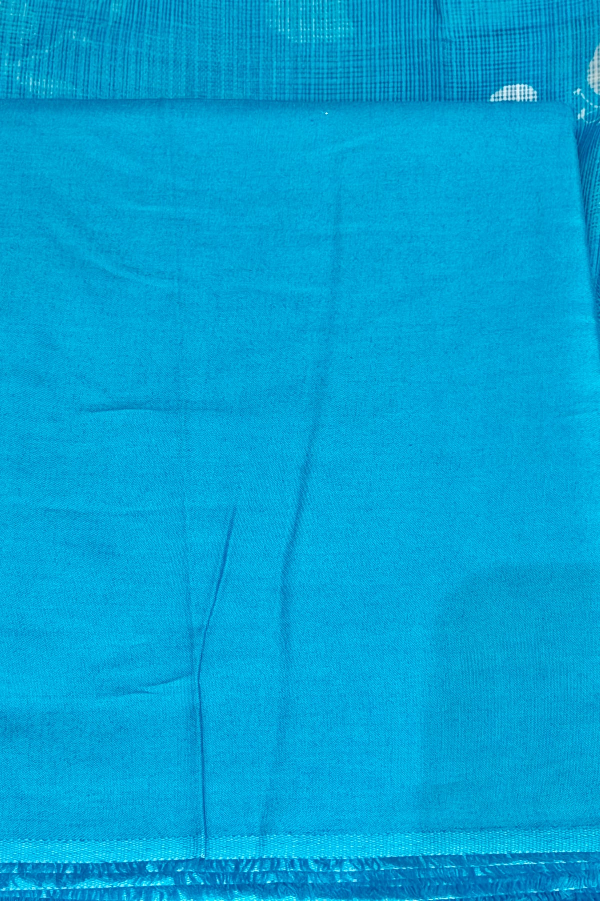 Aqua Blue Pure Kota Silk Suit Set
