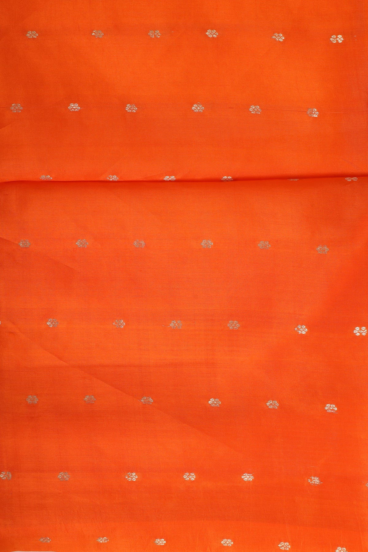 Royal Orange Handwoven Sona-Rupa Pure Banarasi Soft Silk Saree
