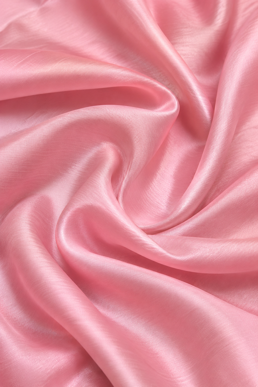 Baby Pink Plain Pure Chiniya Silk Fabric