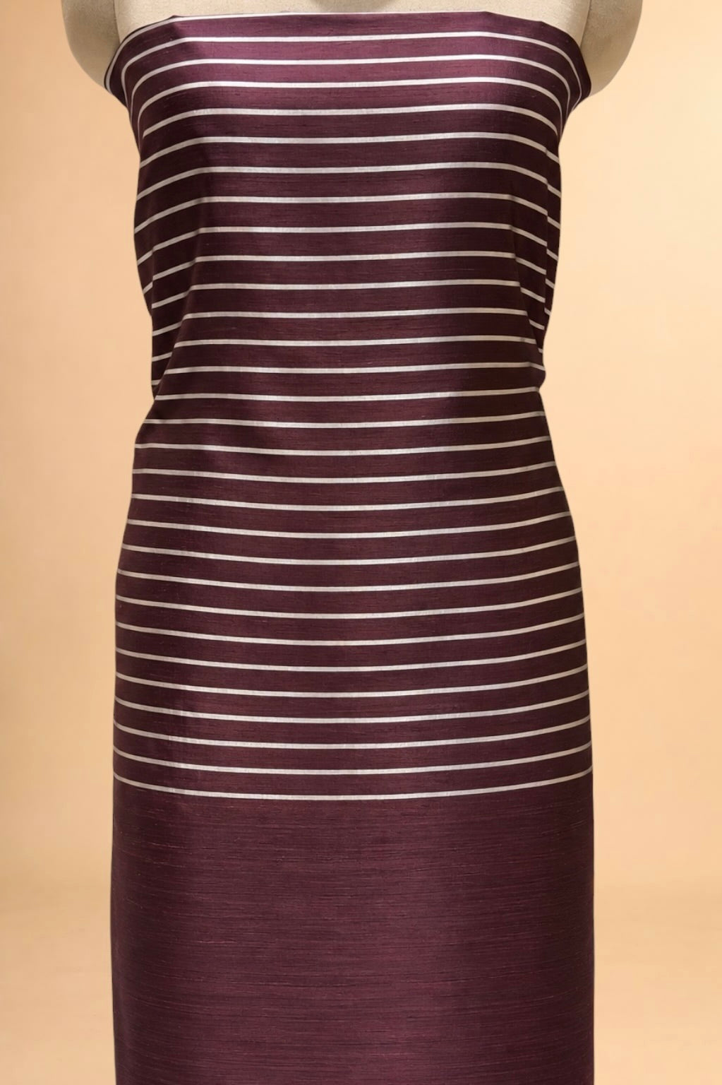 Pure Raw Silk Colour-Block Co-Ord Set