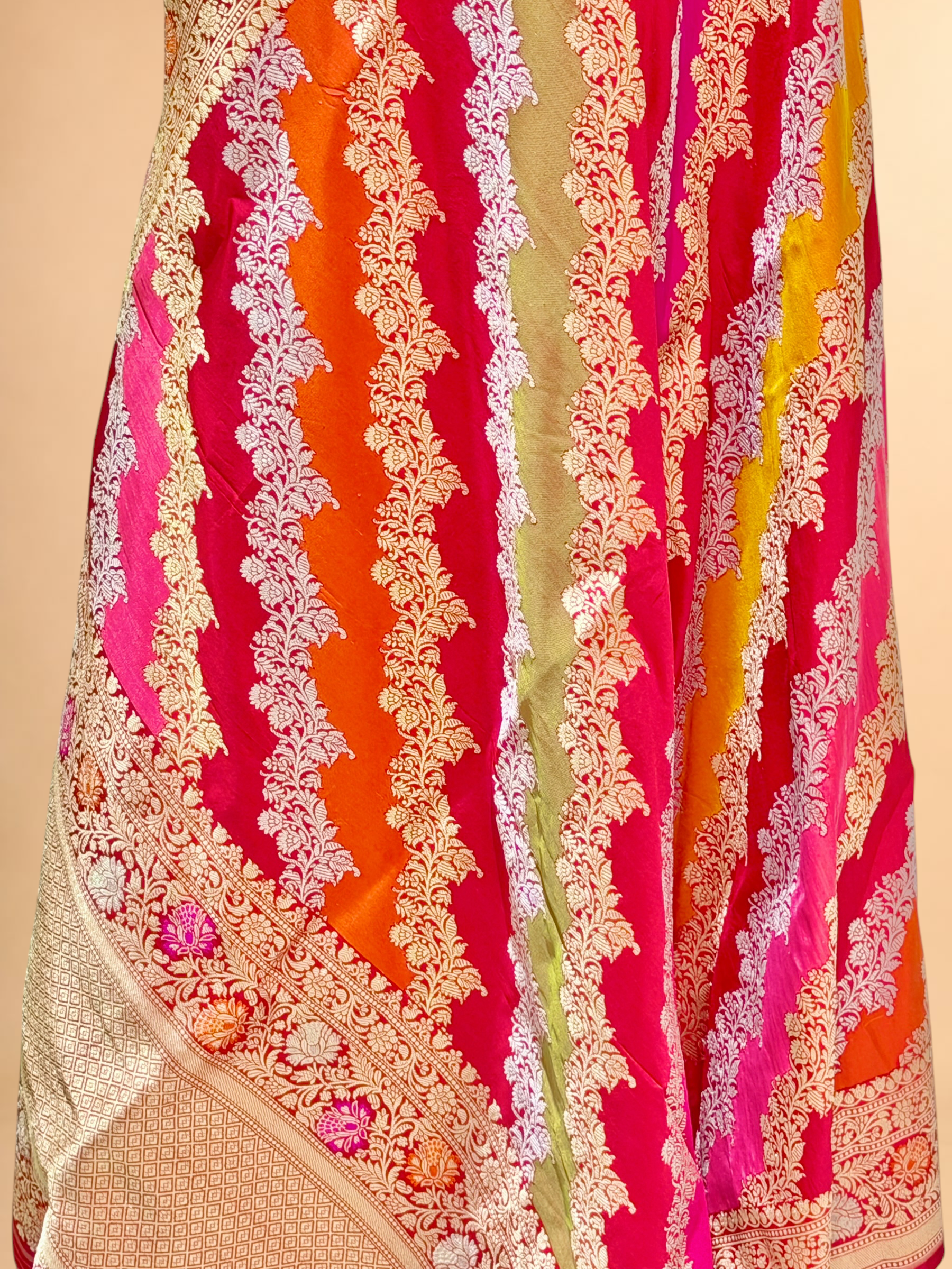 Rangkaat Pure Katan Silk Banarasi Handloom Dupatta