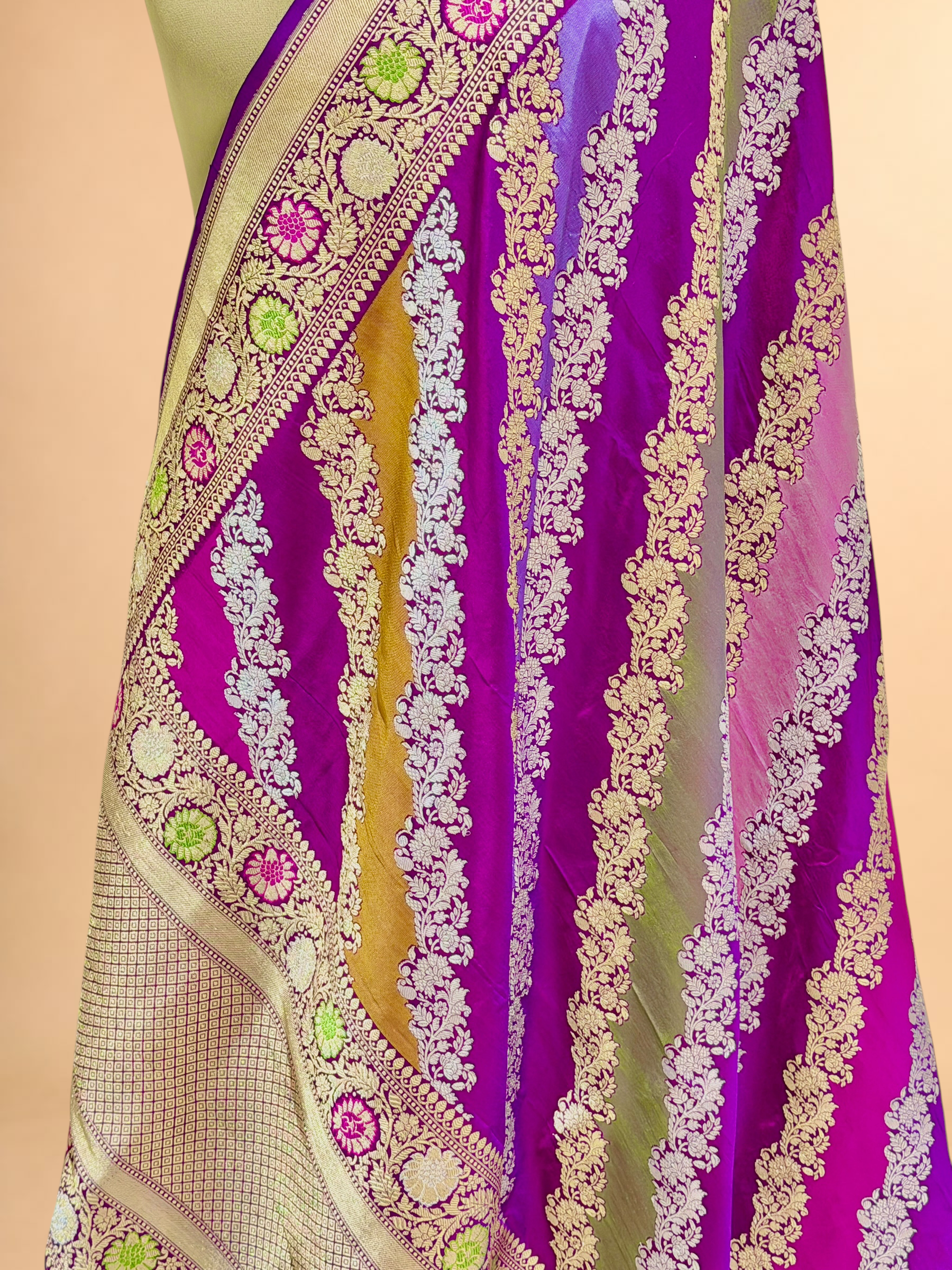 Rangkaat Pure Katan Silk Banarasi Handloom Dupatta