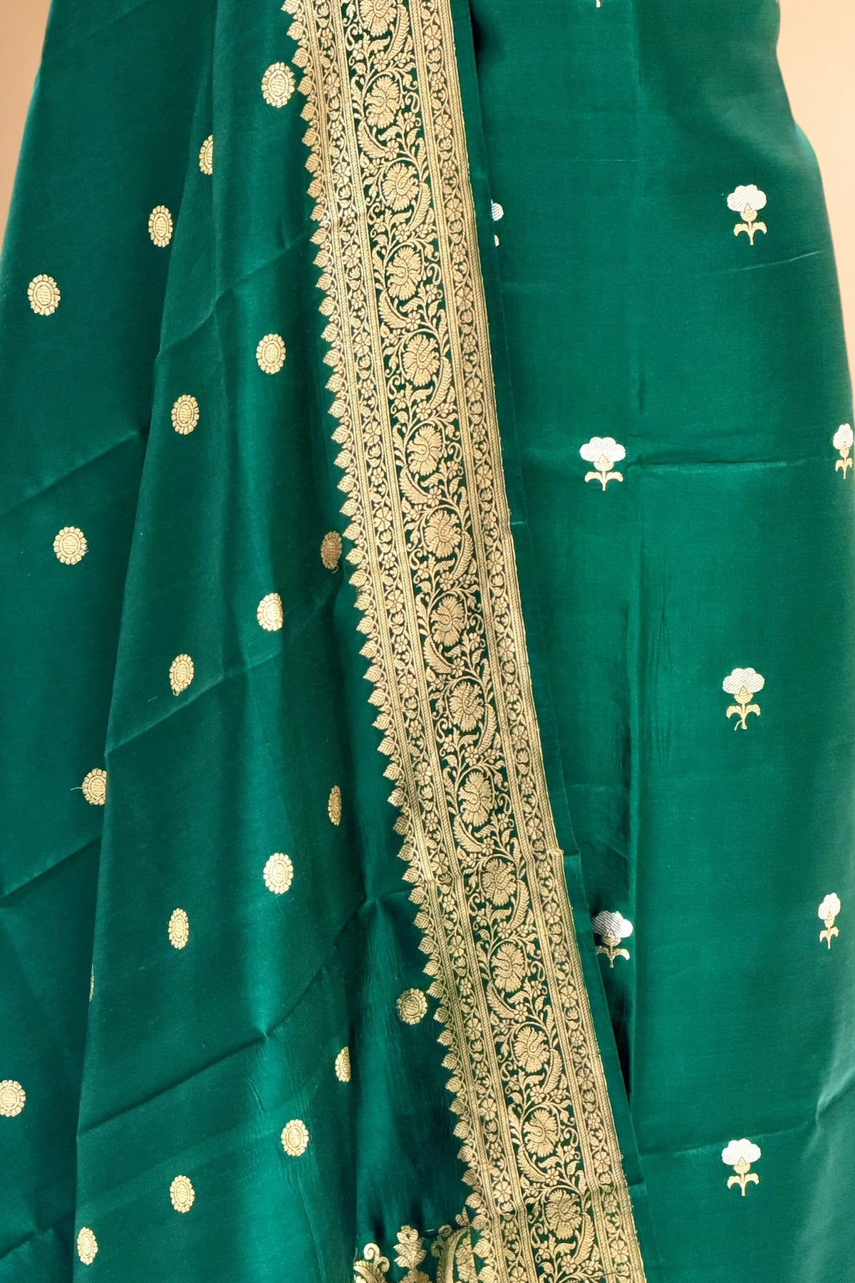 Green Pure Soft Silk Sona - Rupa Suit Set