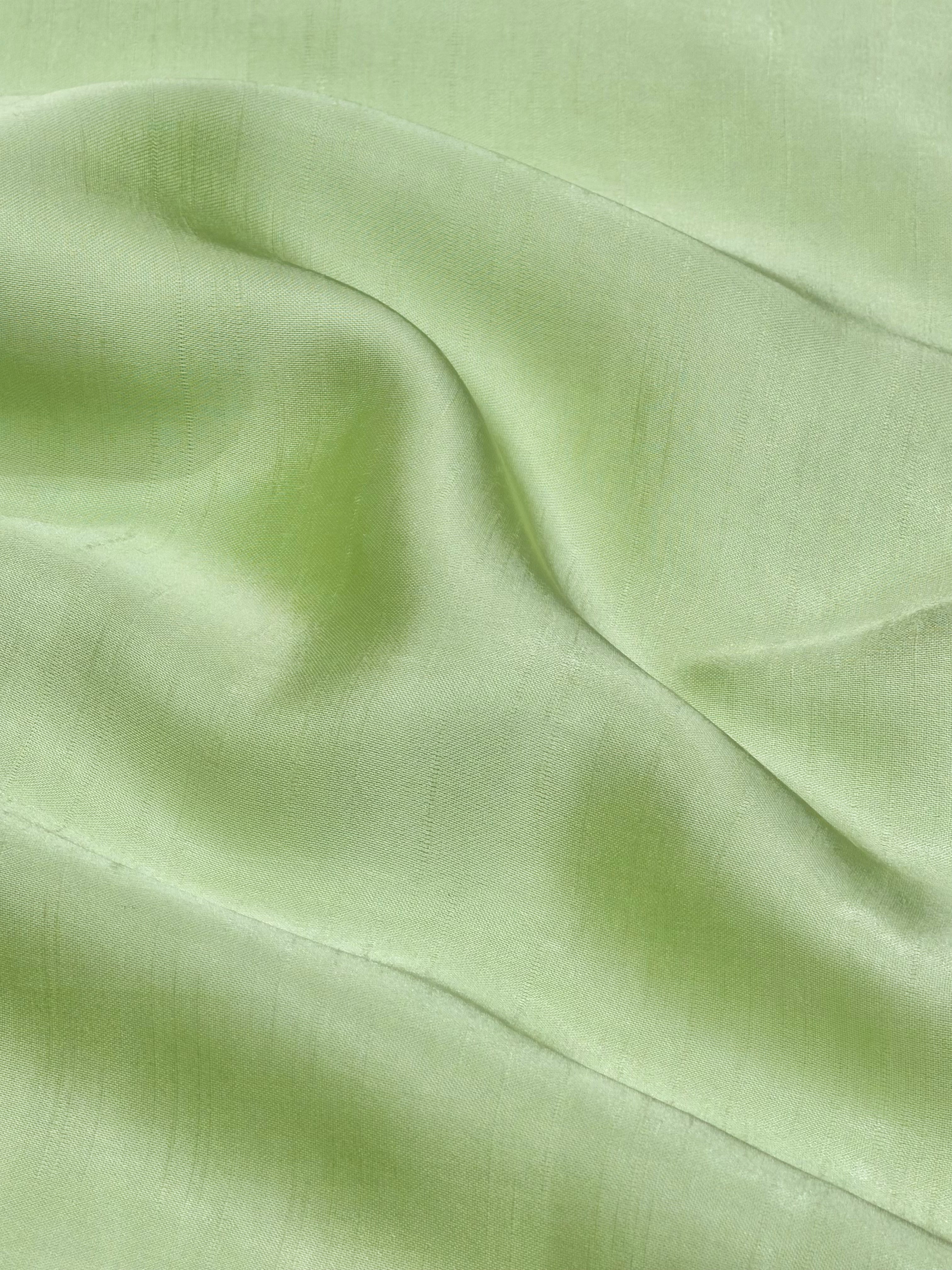 Sage Green Muslin Silk Fabric