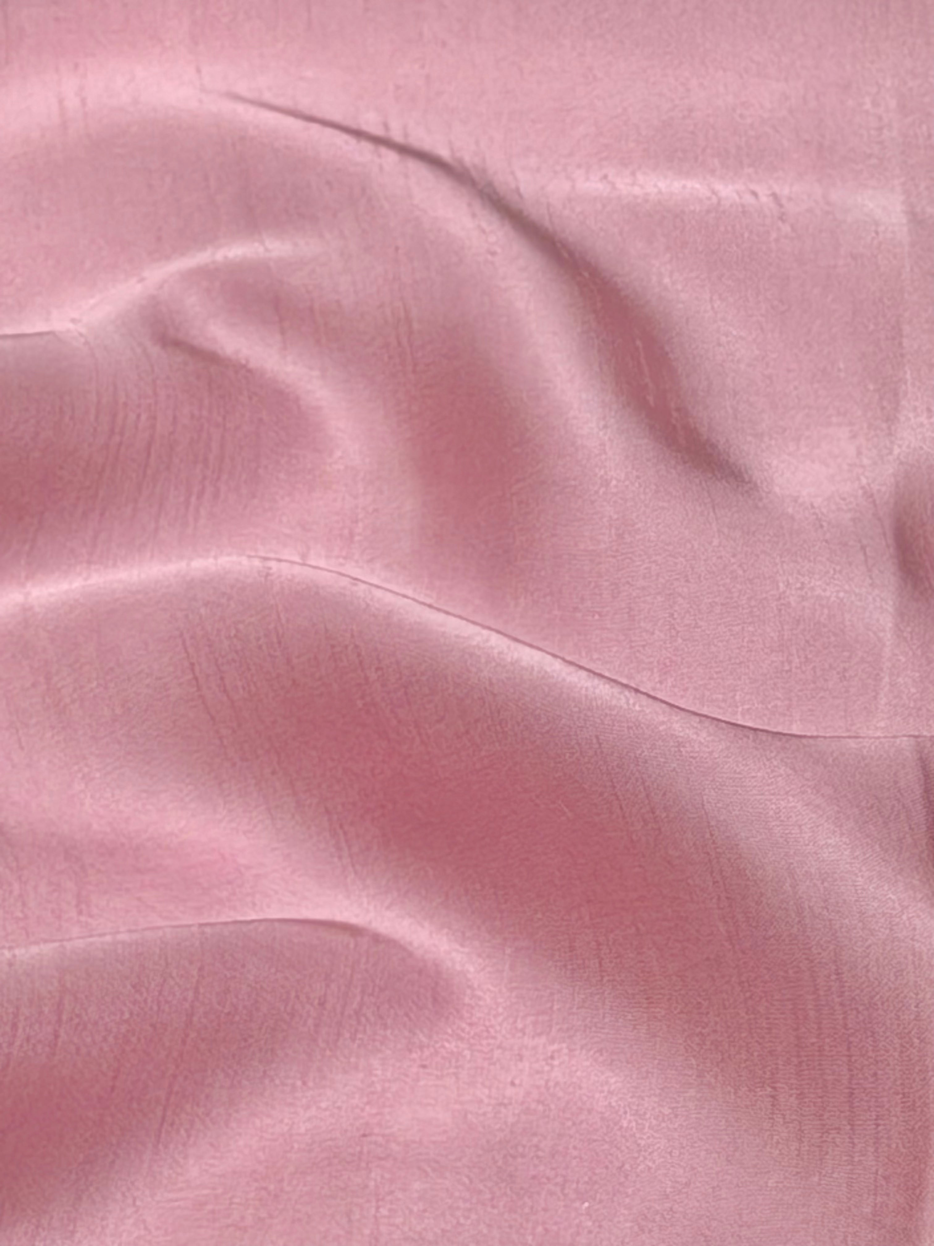Mauve Purple Muslin Silk Fabric