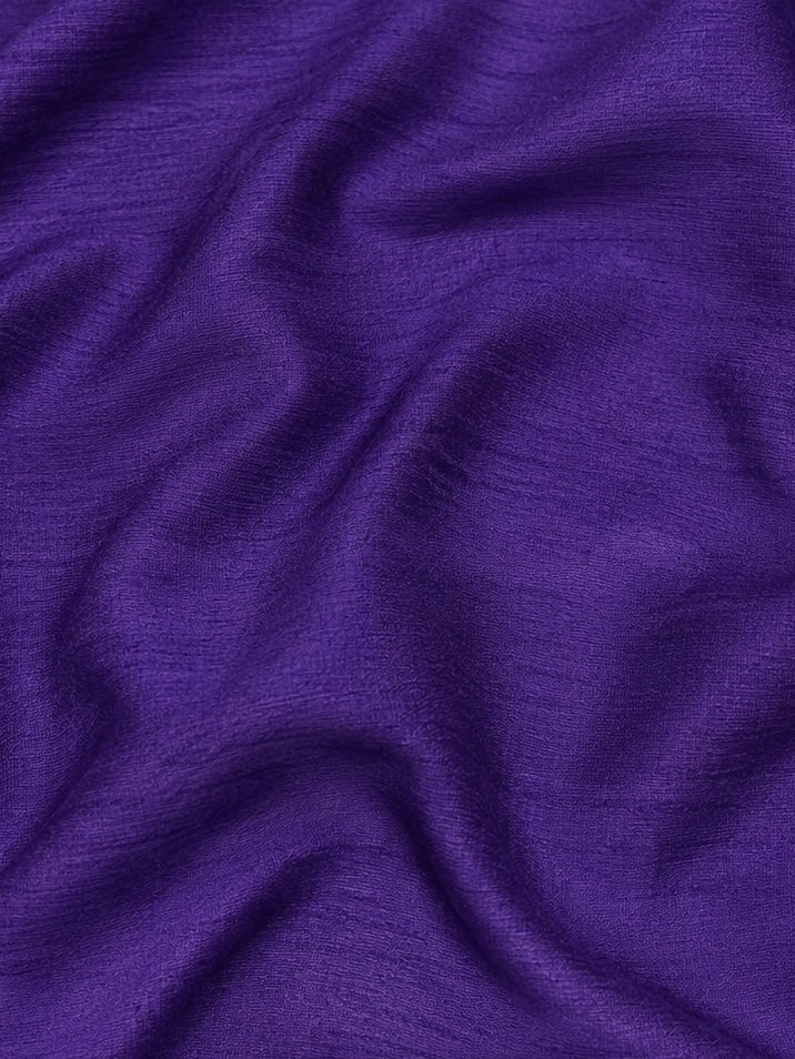 Purple Raw Silk Fabric