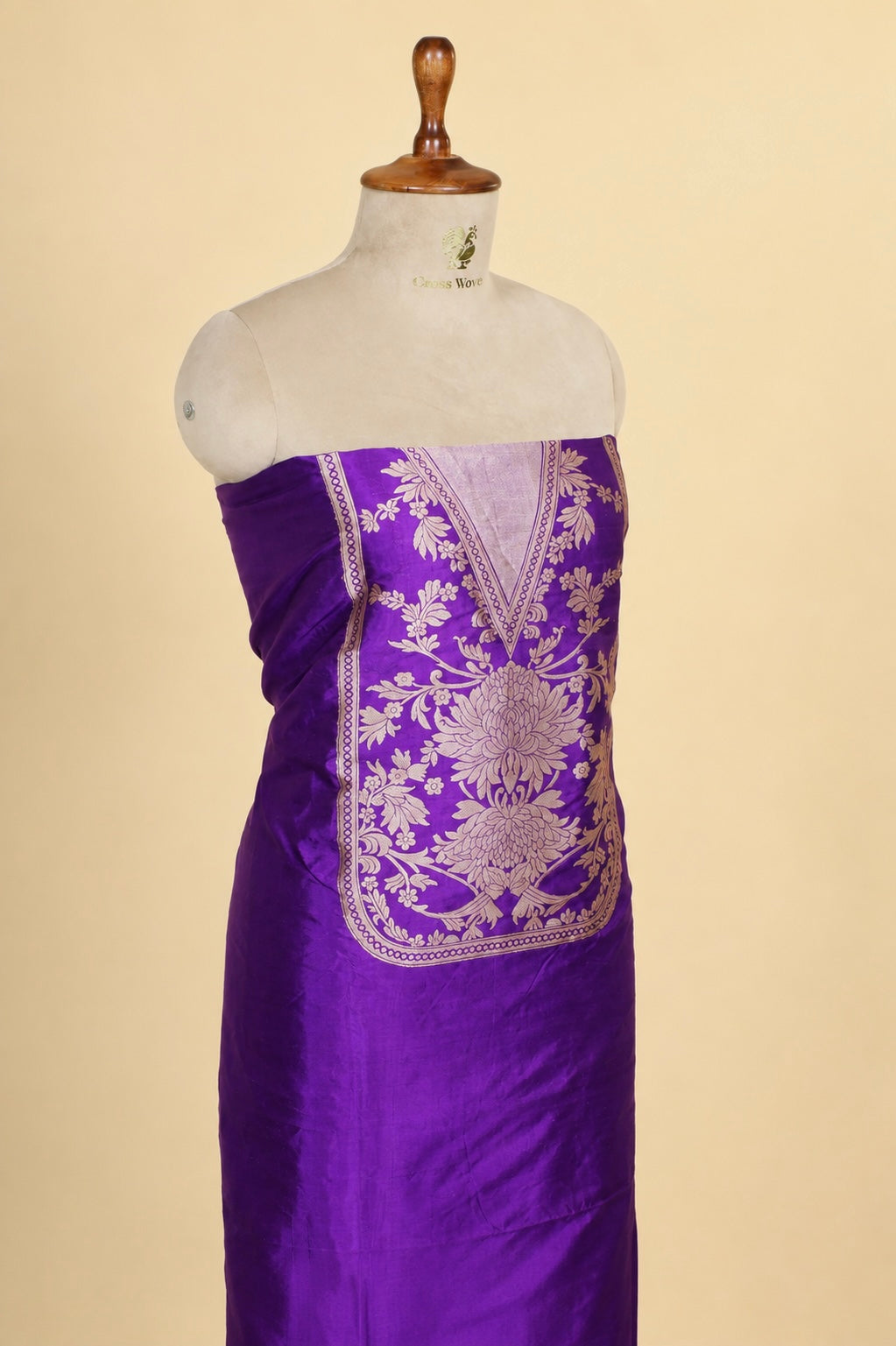 Purple Katan Silk Co-ord Set