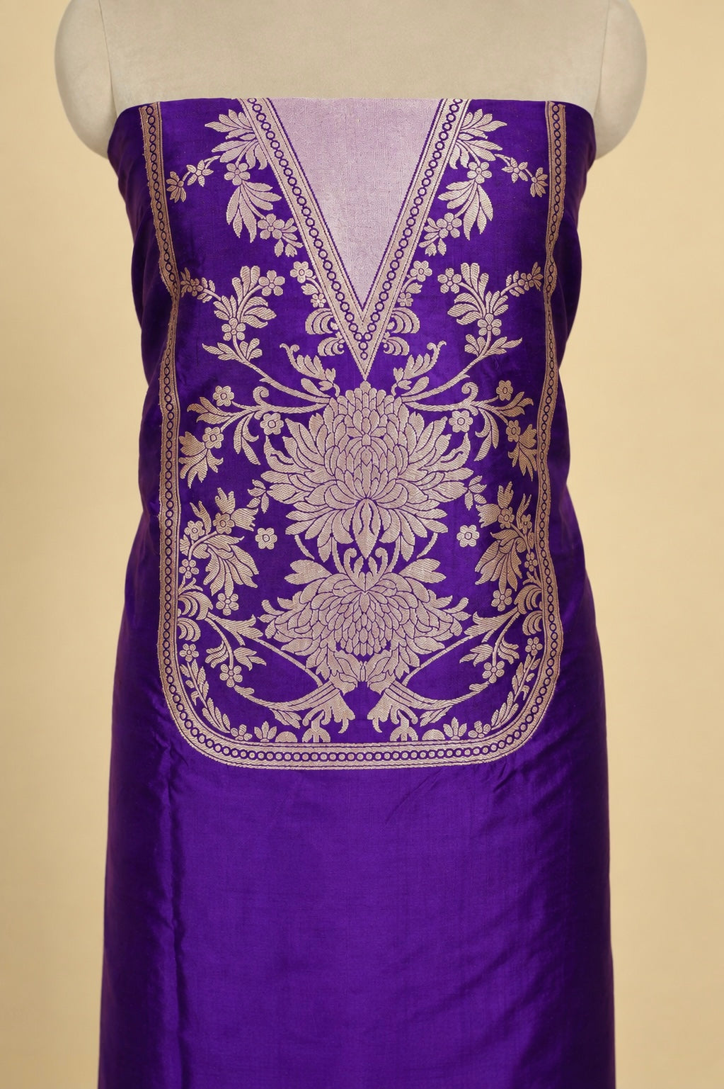 Purple Katan Silk Co-ord Set