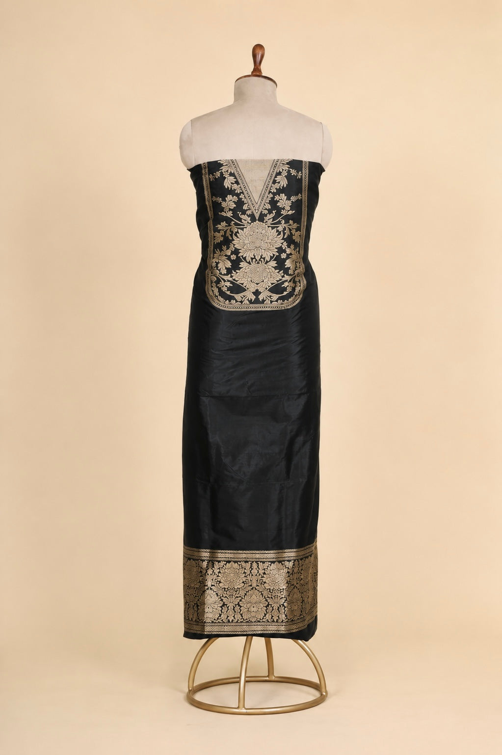 Black Katan Silk Co-ord Set