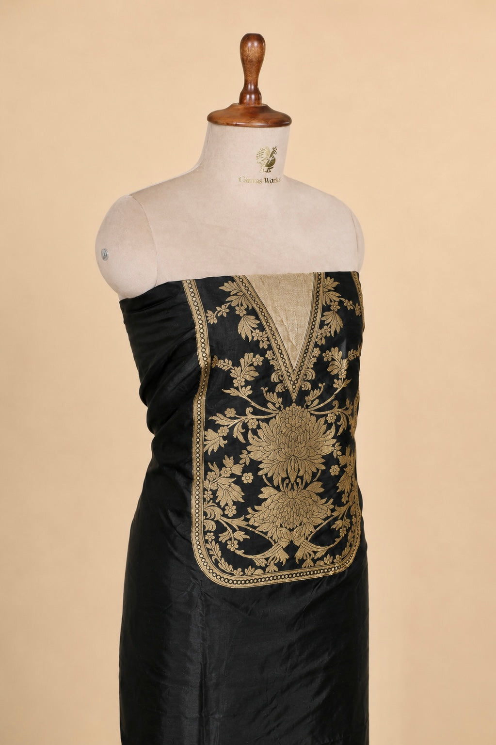 Black Katan Silk Co-ord Set
