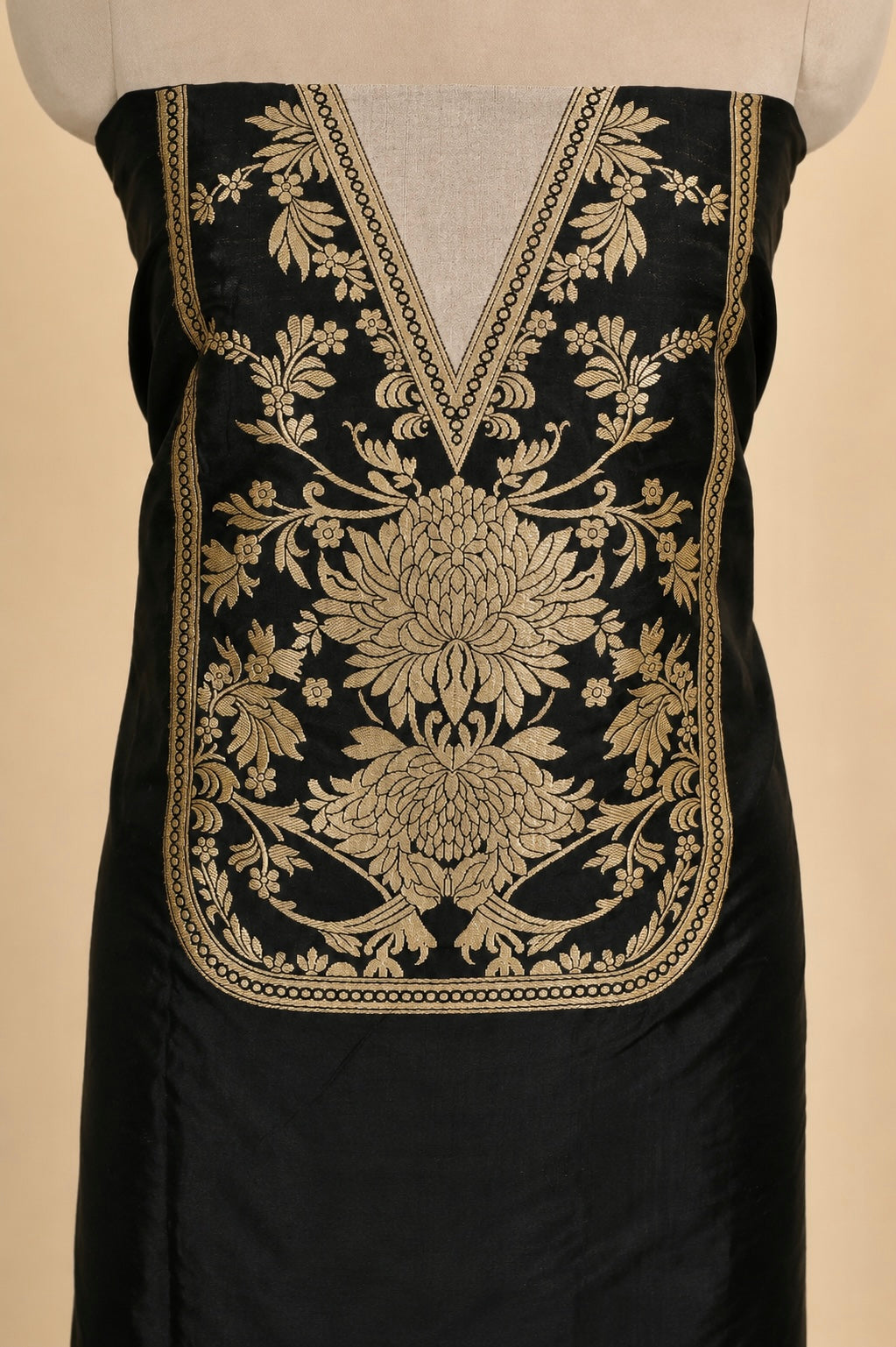 Black Katan Silk Co-ord Set