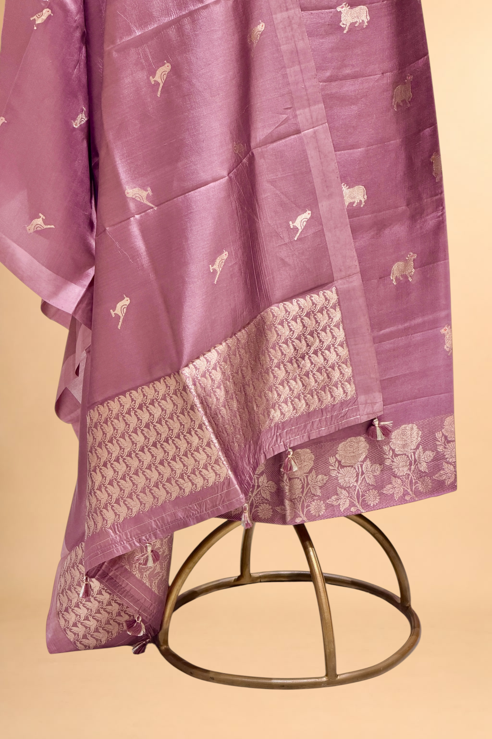 Dusty Mauve Soft Silk Suit Set