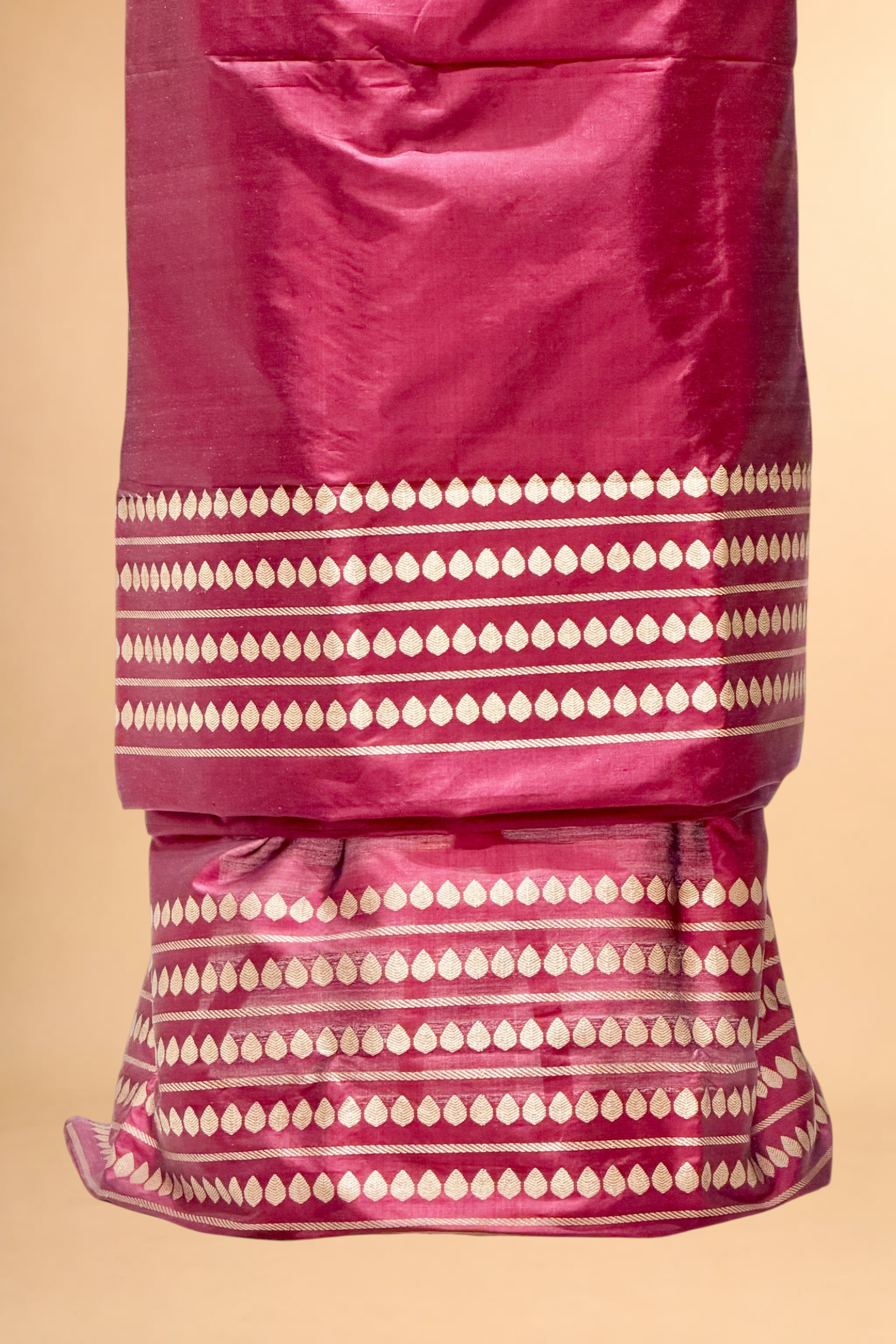 Deep Maroon Katan Silk Co-ord Set
