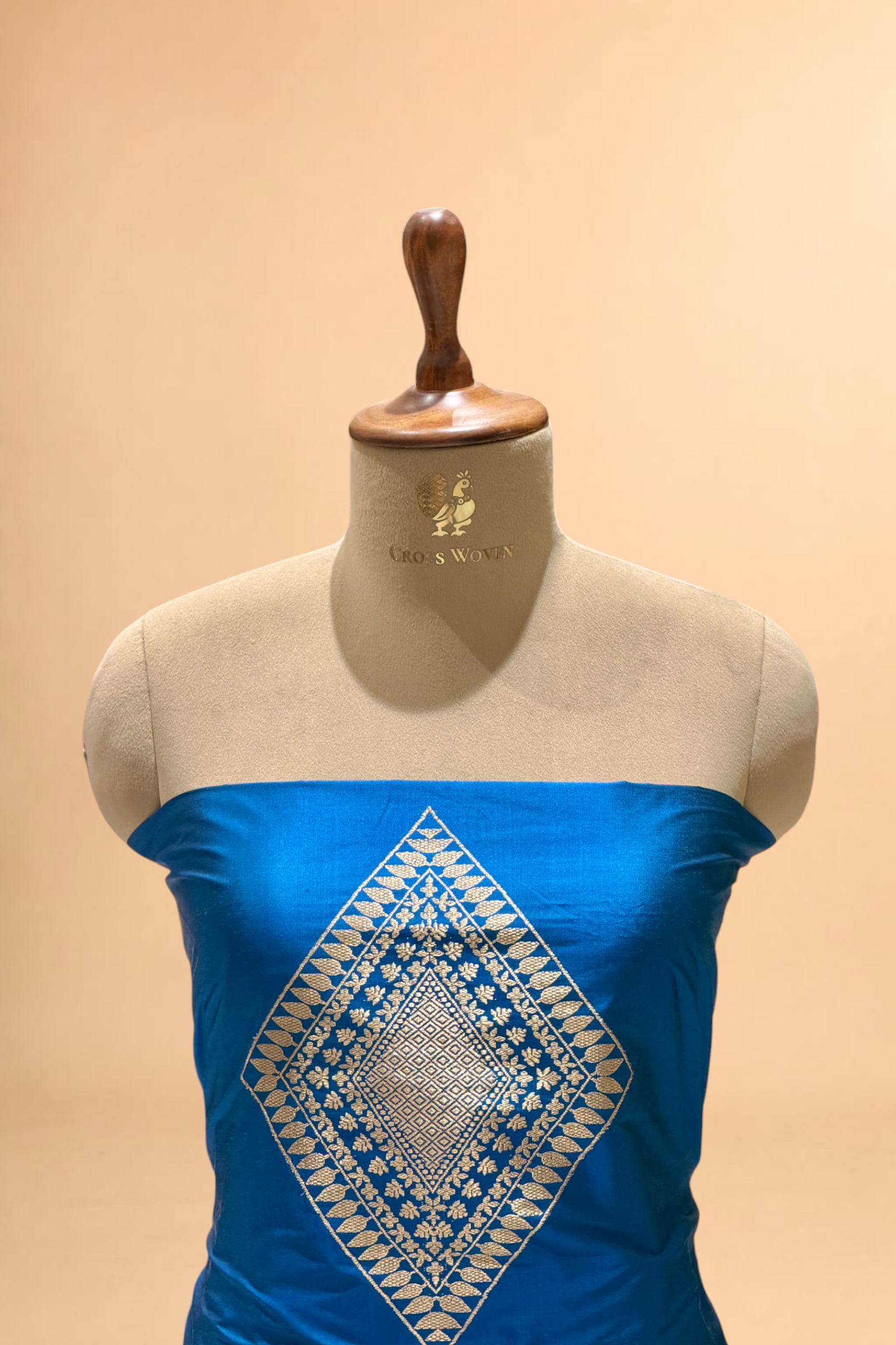 Blue Katan Silk Co-ord Set