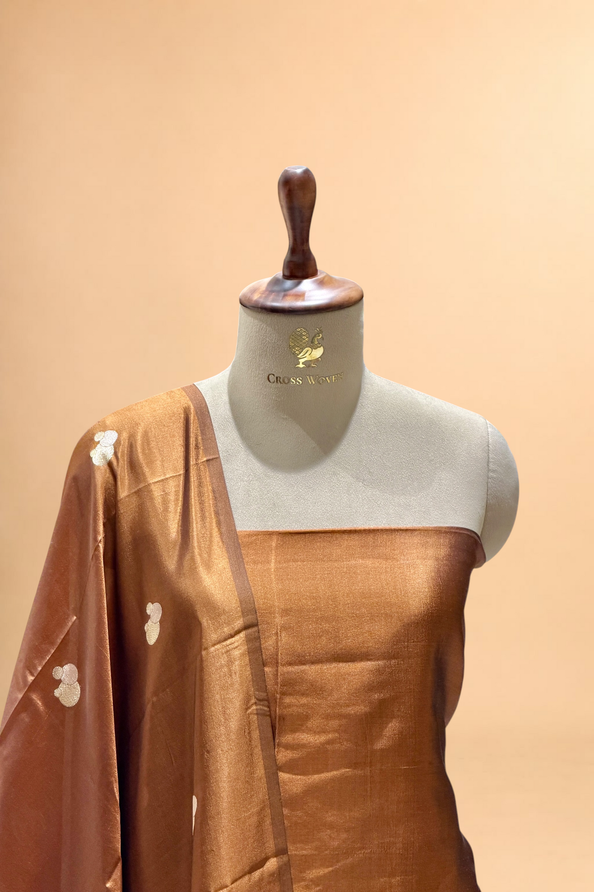 Brown Soft Silk Suit Set