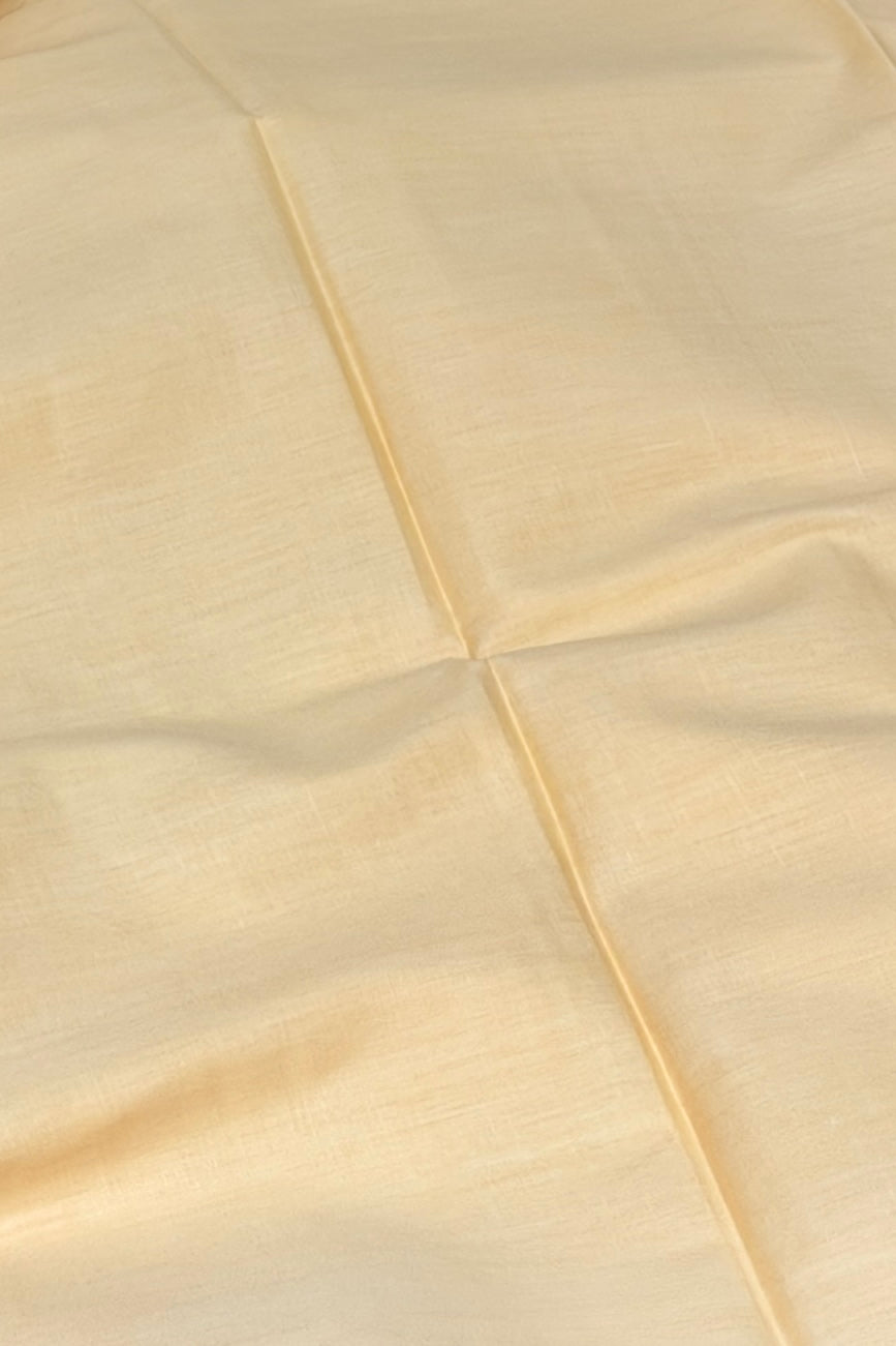 Ivory-Cream Pure Kota Silk Suit Sets