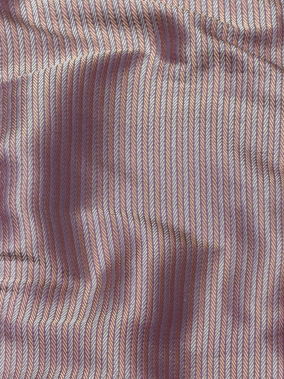 Purple Sona-Rupa Stripe Katan Silk Fabric