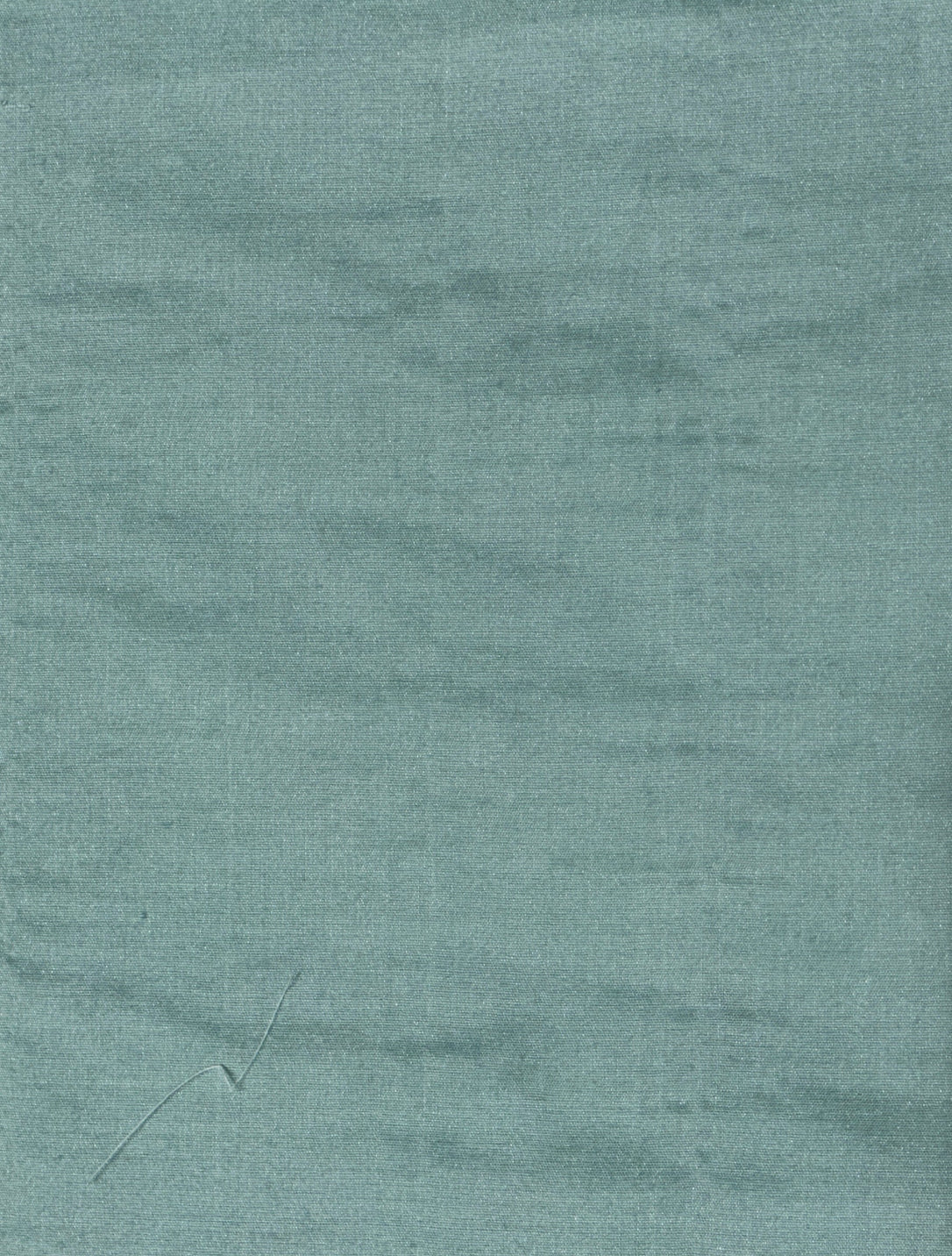 Pure Linen Mint Green Striped Floral Printed Suit Set with Mul Dupatta