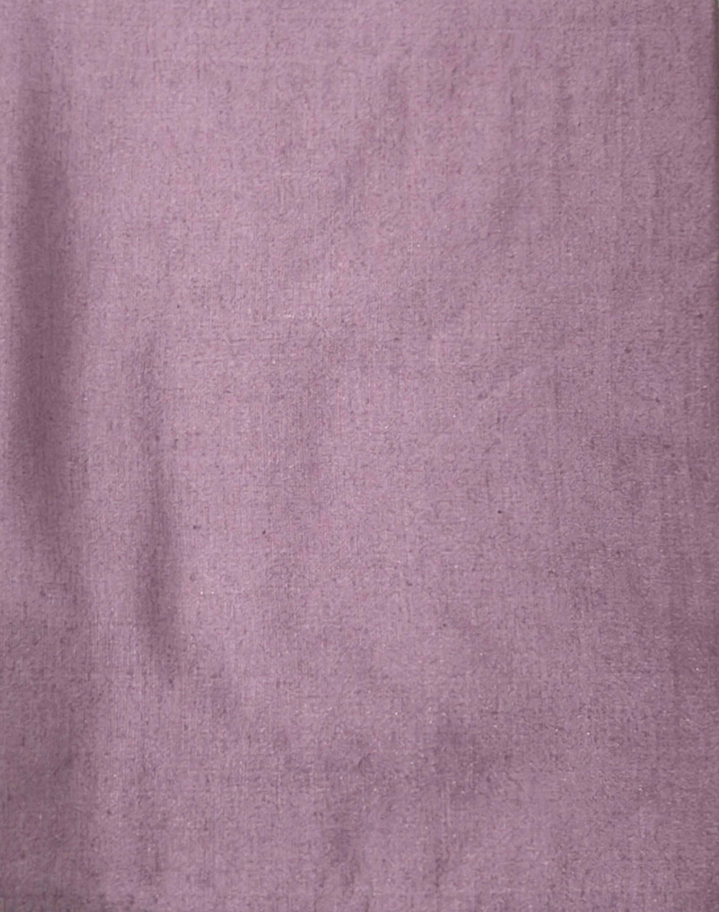 Pastel Stripe Pure Linen Suit Set with Floral Print Dupatta