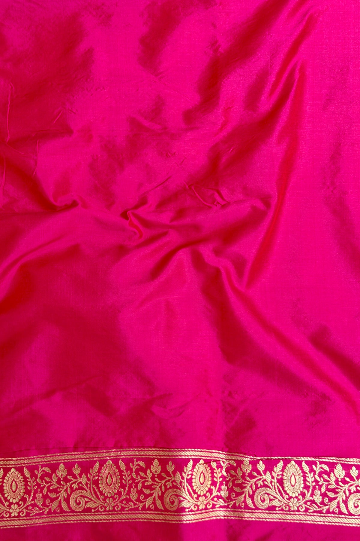 Pink Katan Silk Co-Ord Set with Regal Panel CW09