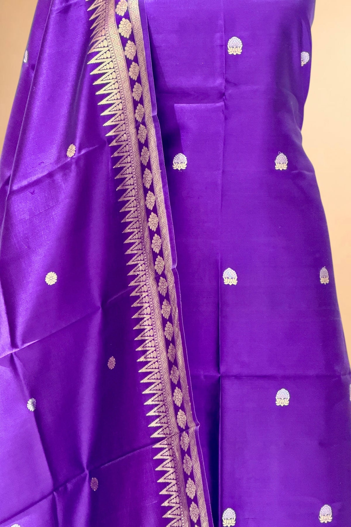 Purple Pure Soft Silk Sona - Rupa Suit Set