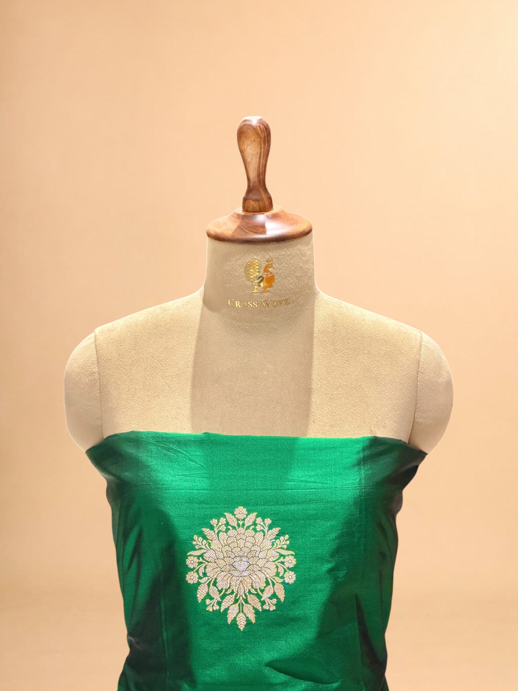Emerald Green Katan Silk Co-ord Set