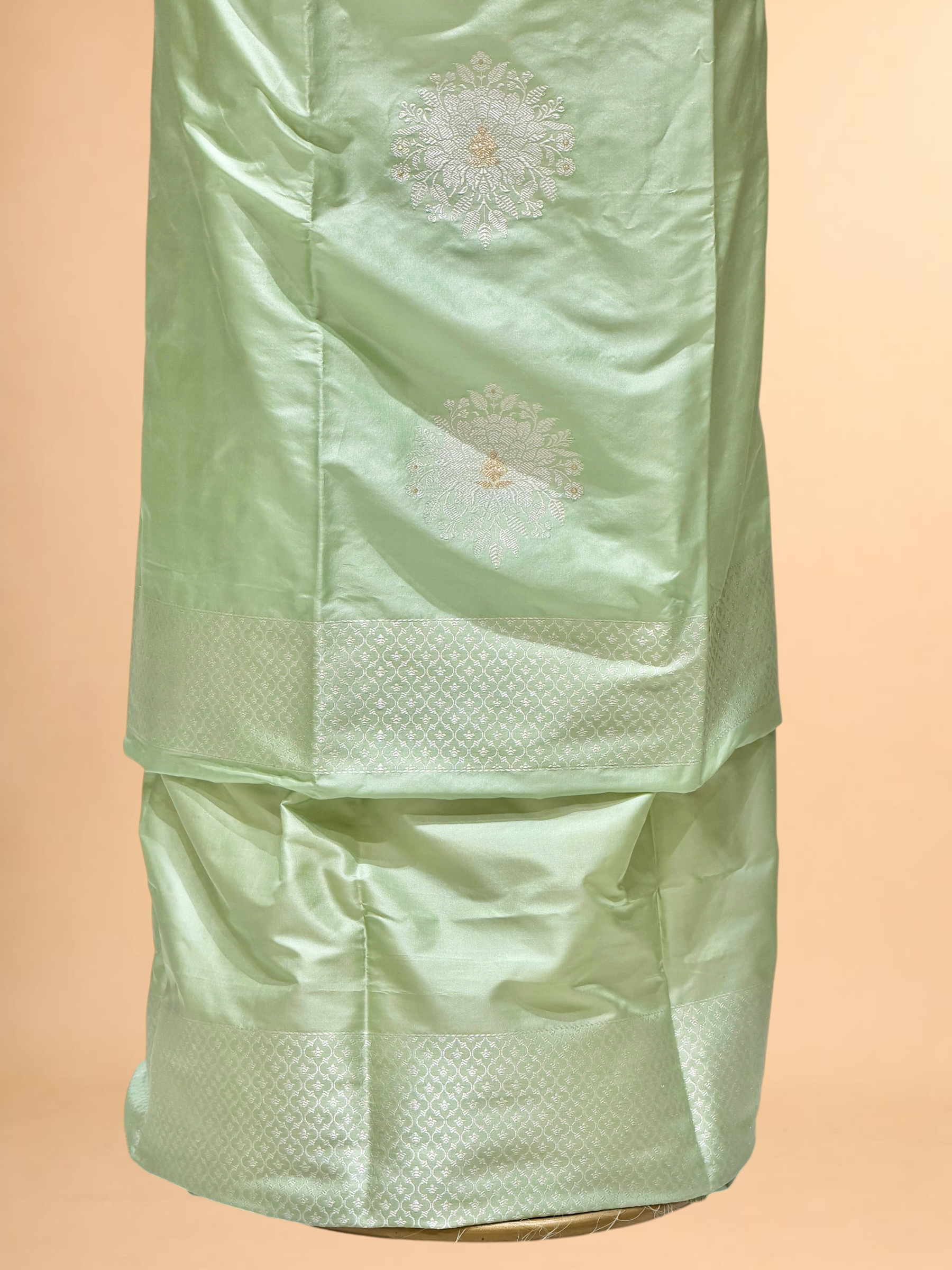 Mint Green Pure Katan Silk Co-ord Set