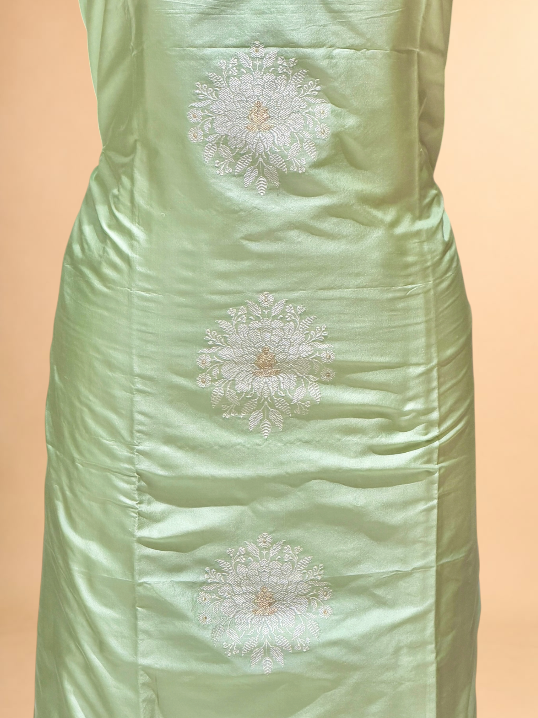 Mint Green Pure Katan Silk Co-ord Set