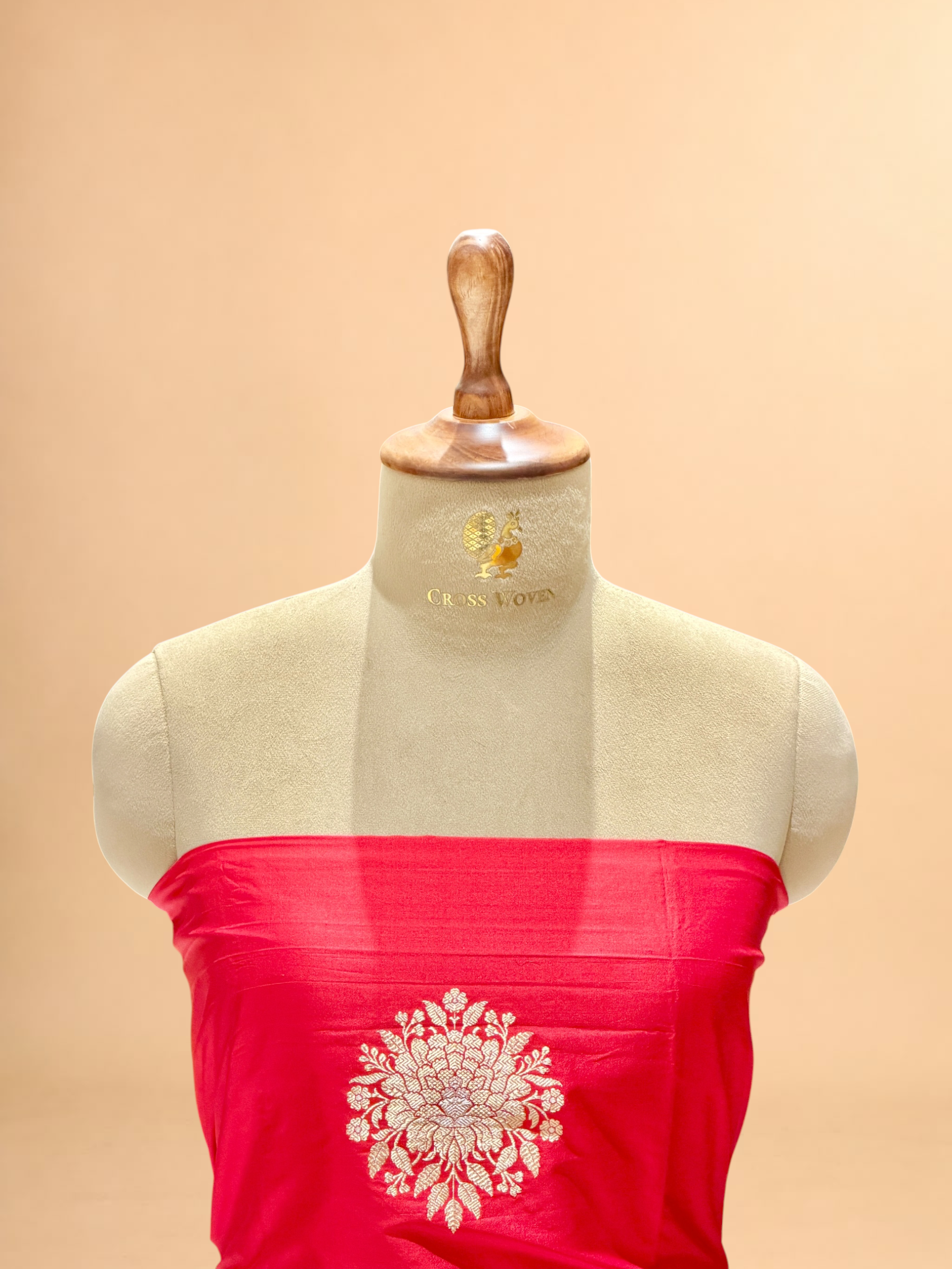 Red Pure Katan Silk Co-ord Set