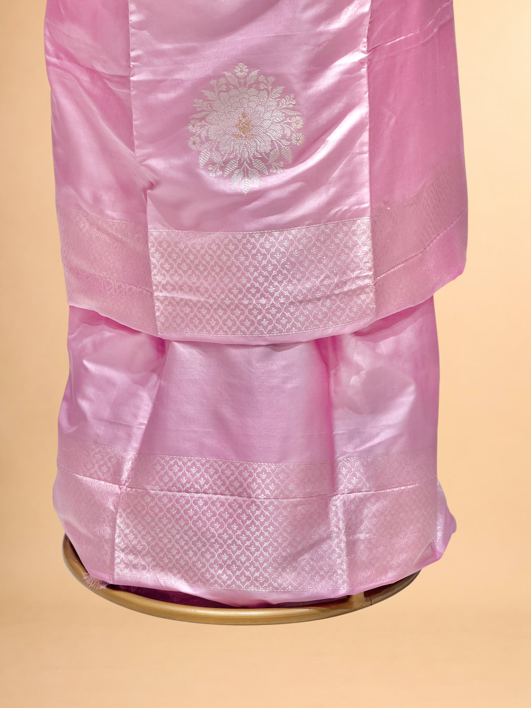 Baby Pink Pure Katan Silk Co-ord Set