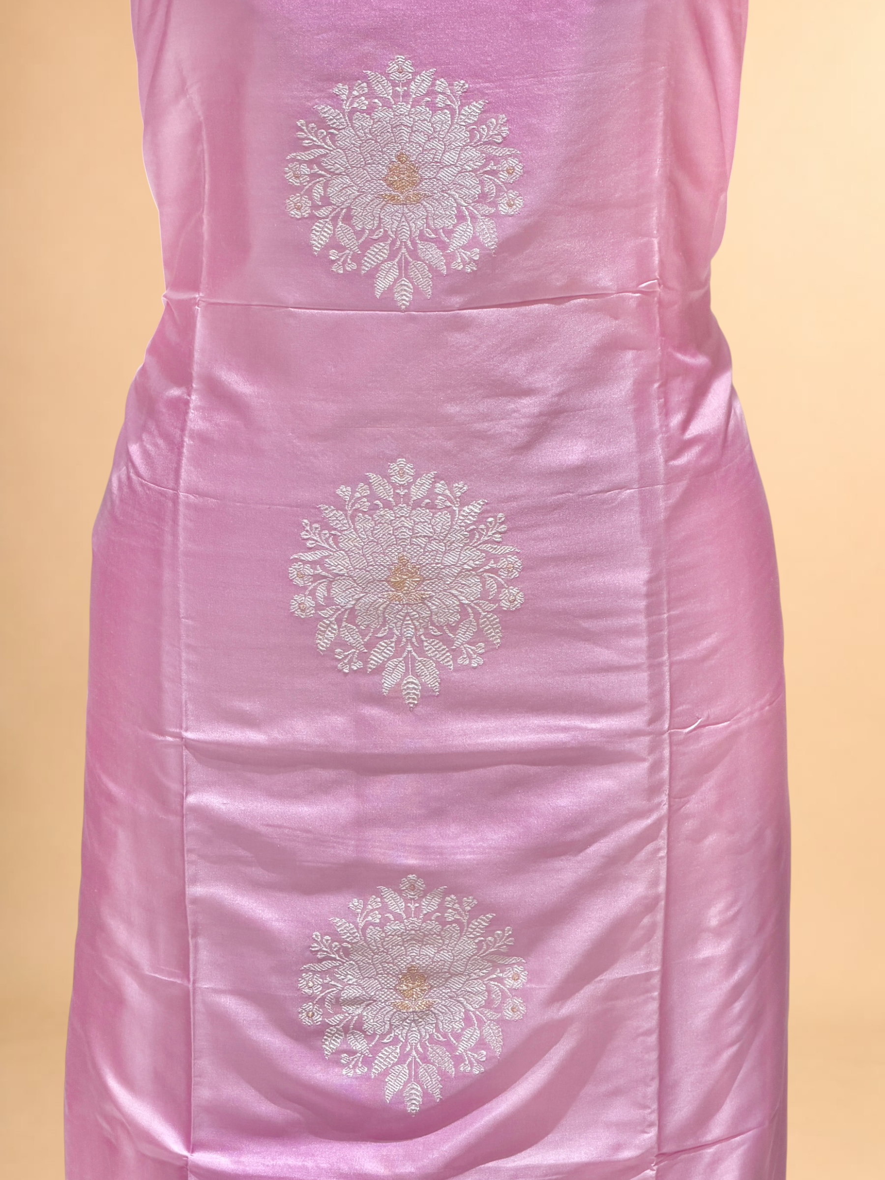 Baby Pink Pure Katan Silk Co-ord Set