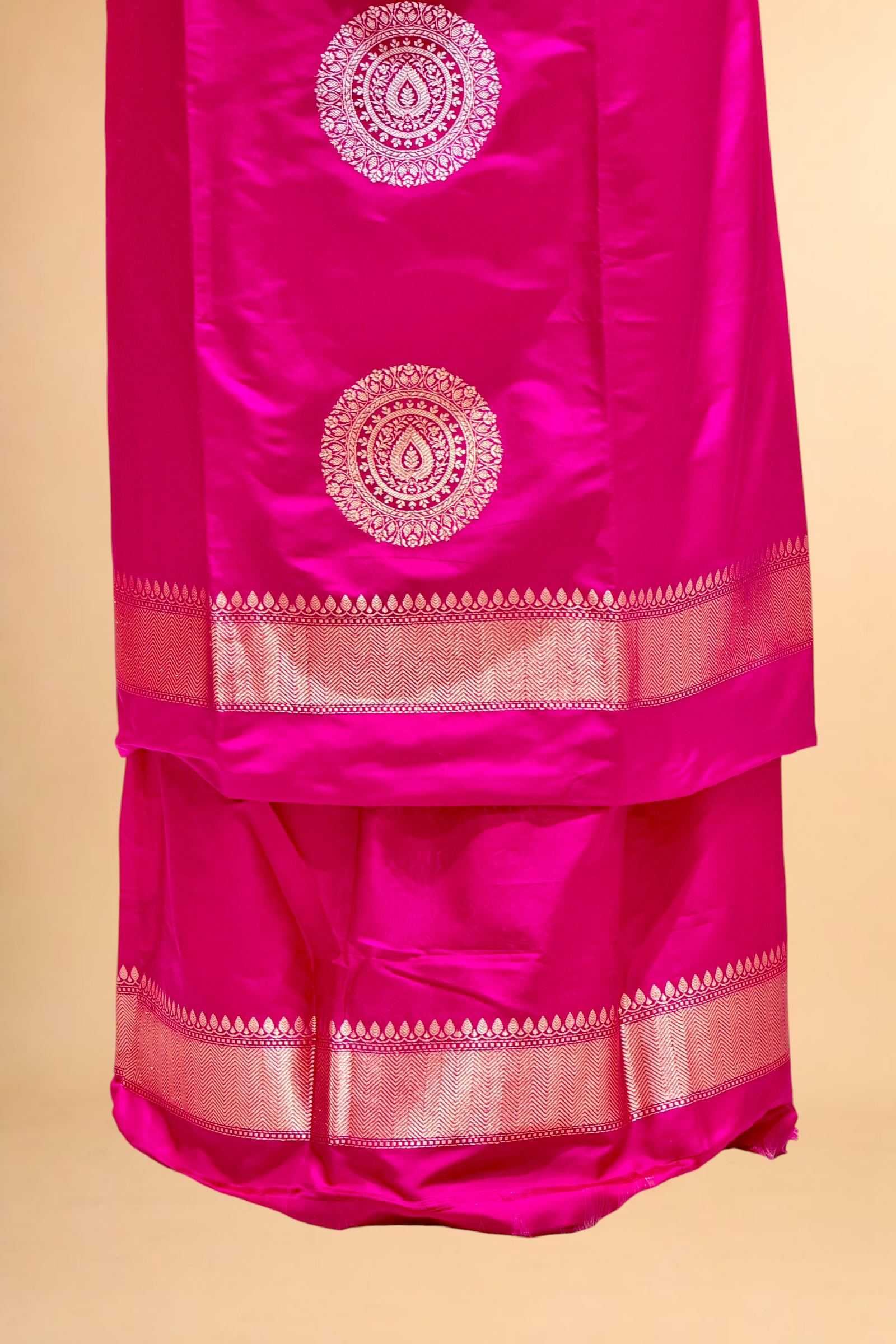 Pink Katan Silk Co-ord Set