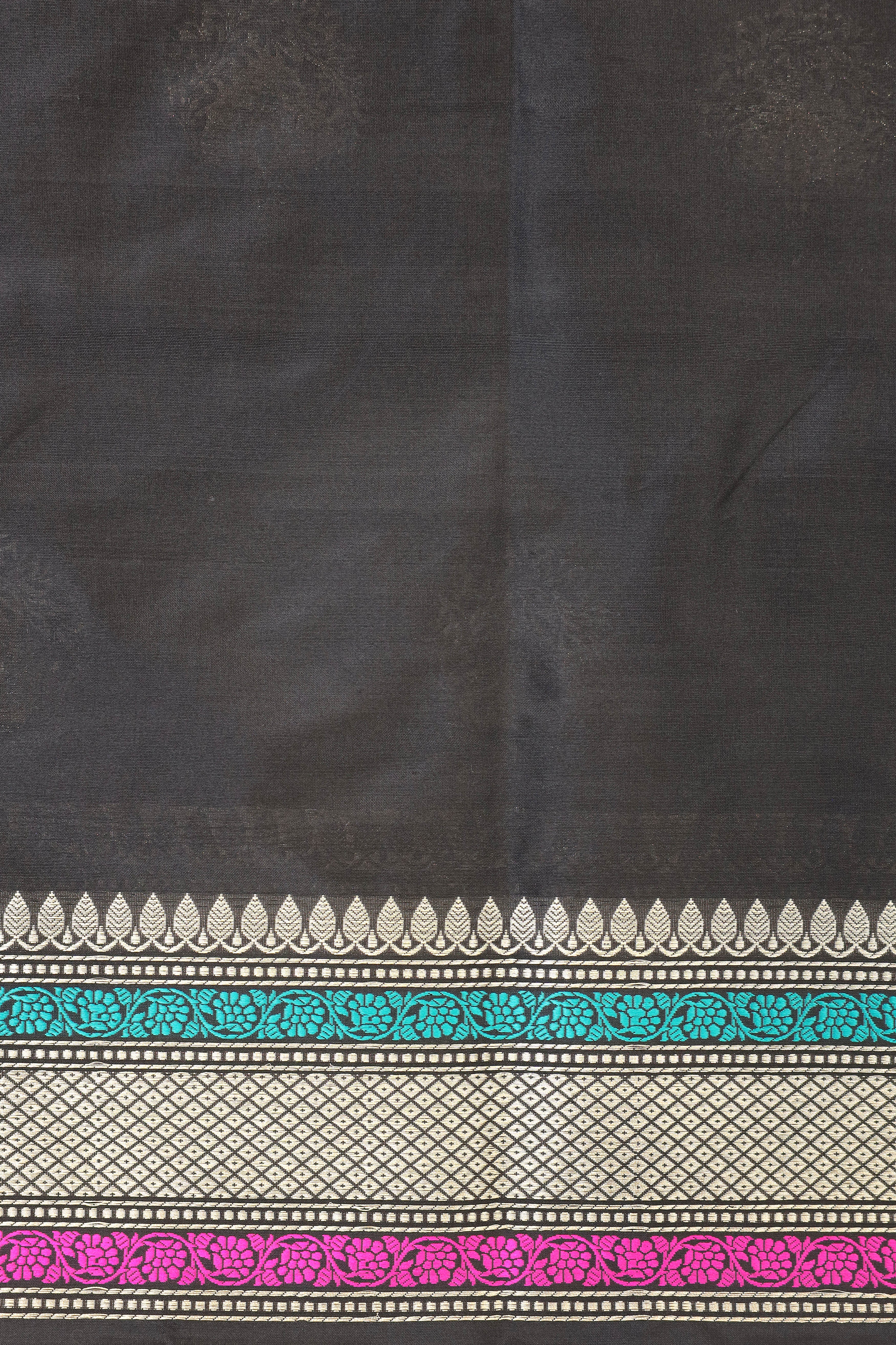 Black Katan Silk Suit Set With Kadhwa Weaving Dupatta