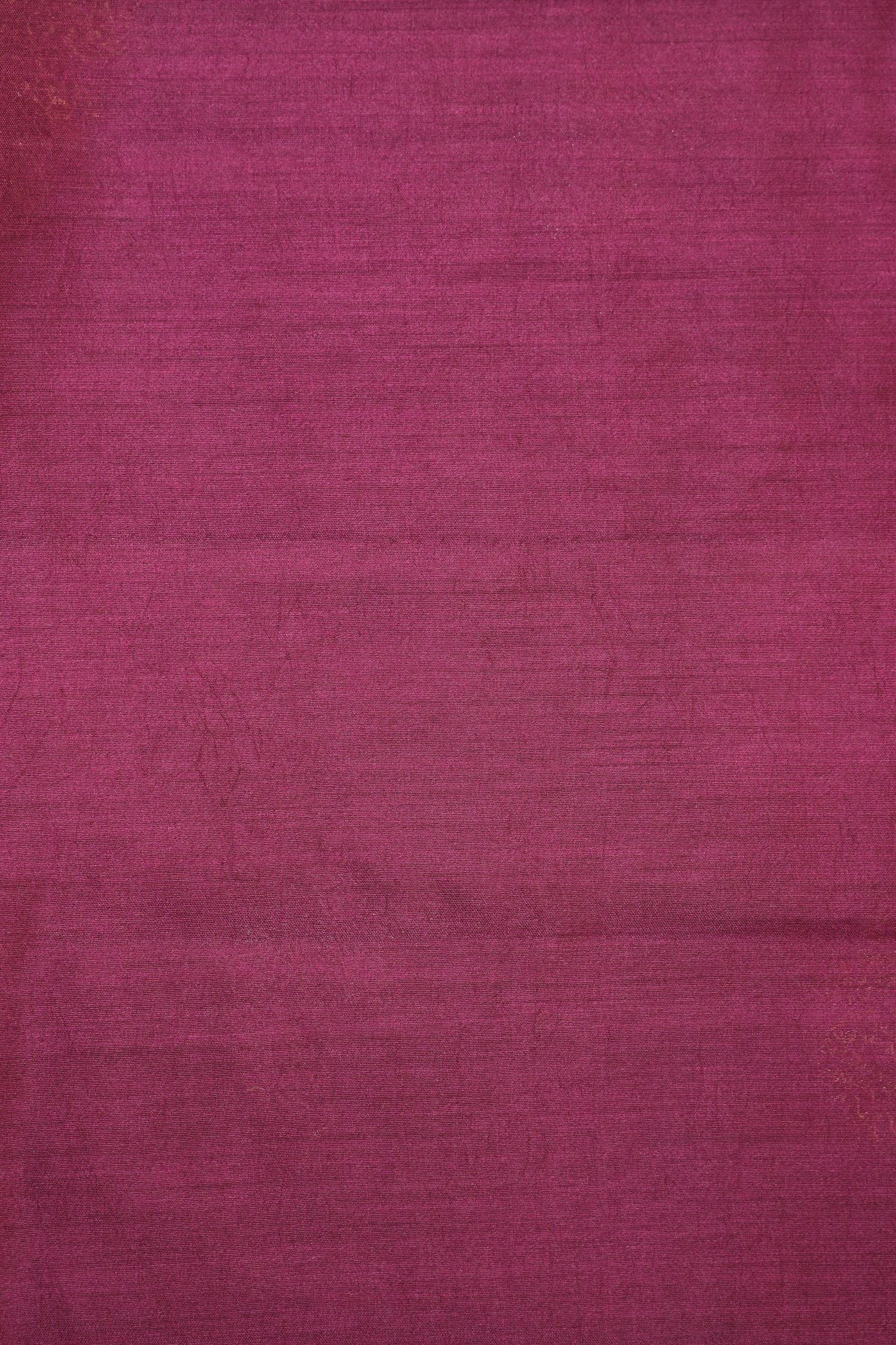 Deep Wine Chiniya Silk Suit Set With Handbrush Organza Dupatta