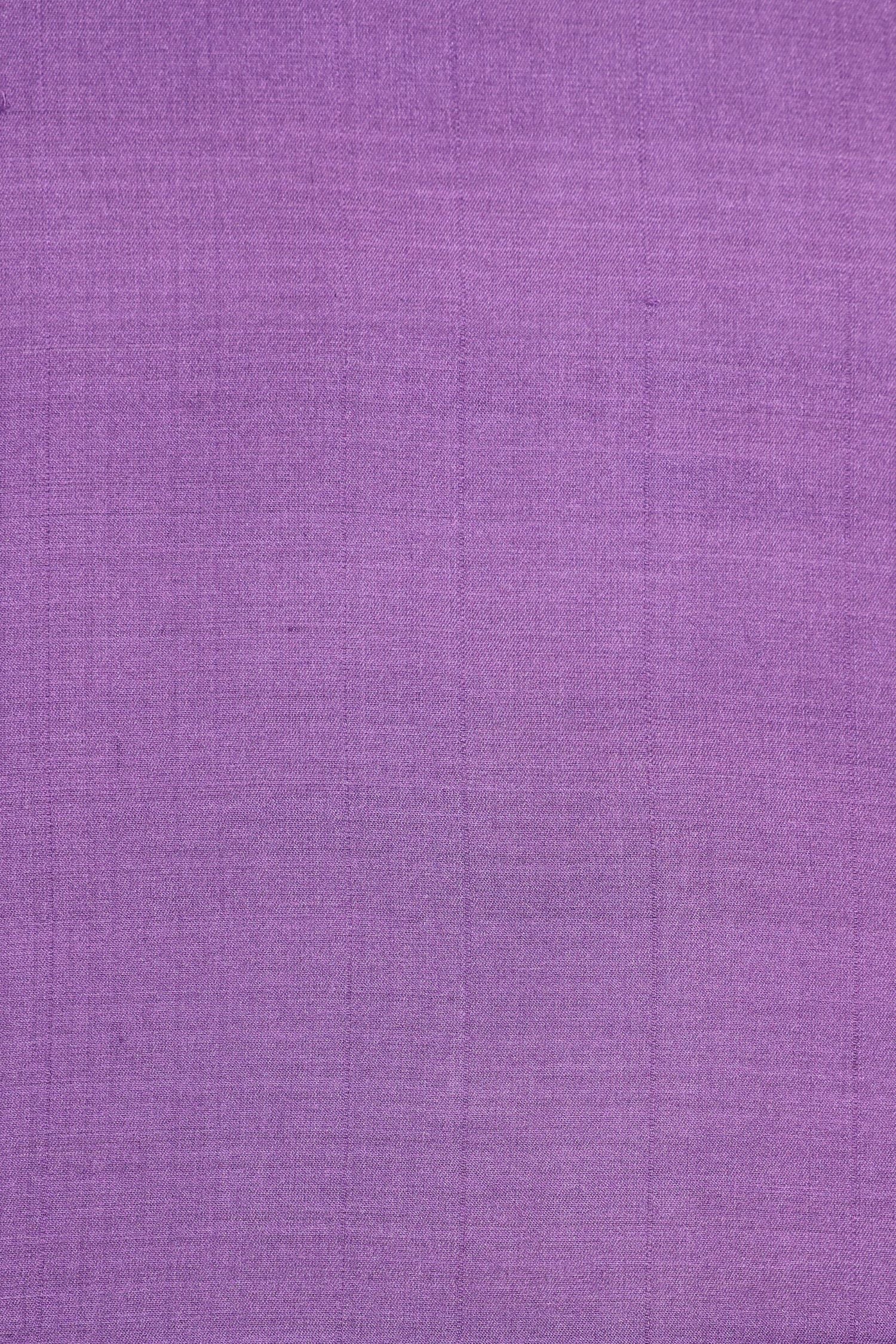 Purple Chiniya Silk Suit Set With Hand Work Organza Dupatta