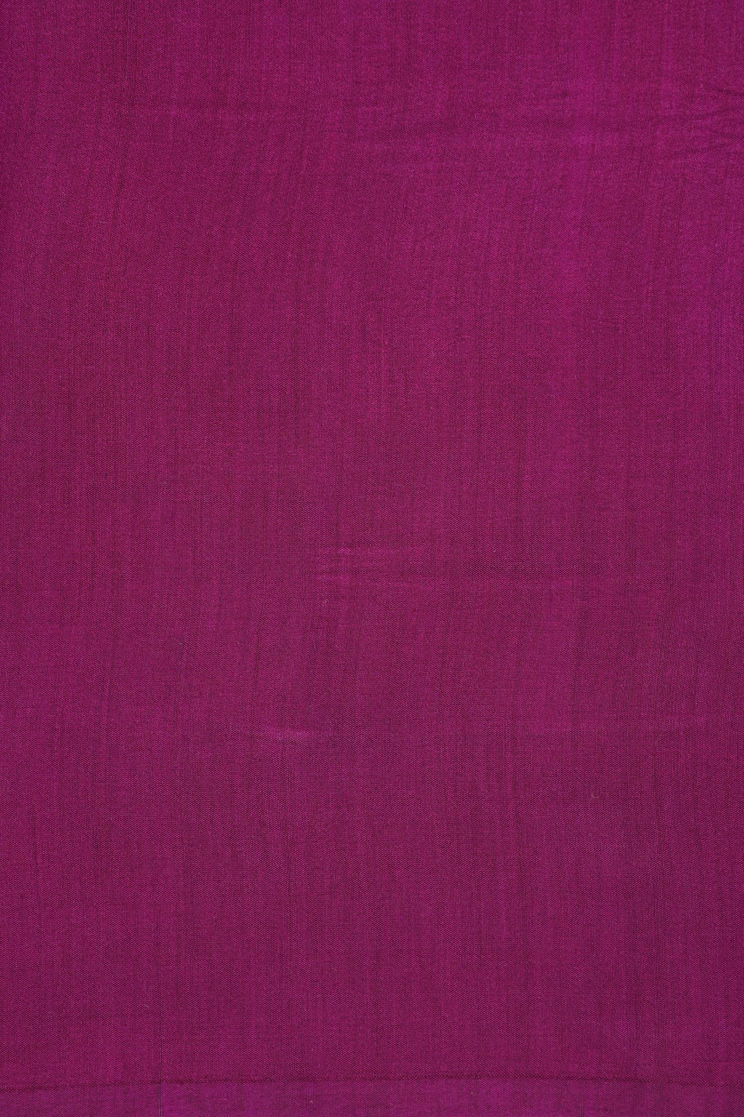 Magenta Purple Chiniya SIlk Suit Set With Bandhani Dupatta