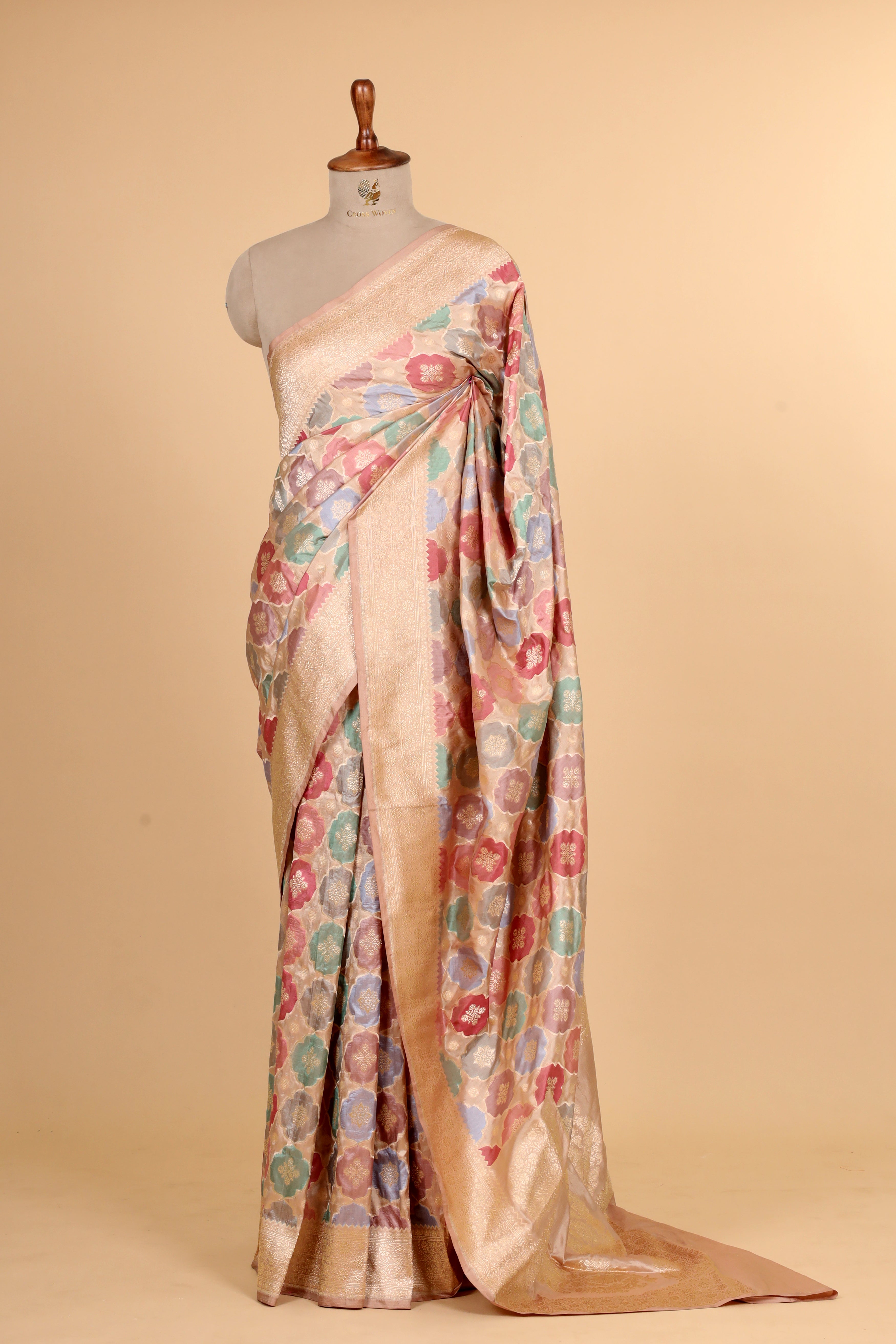 Rangkaat Handwoven Pure Banarasi Katan Silk Saree