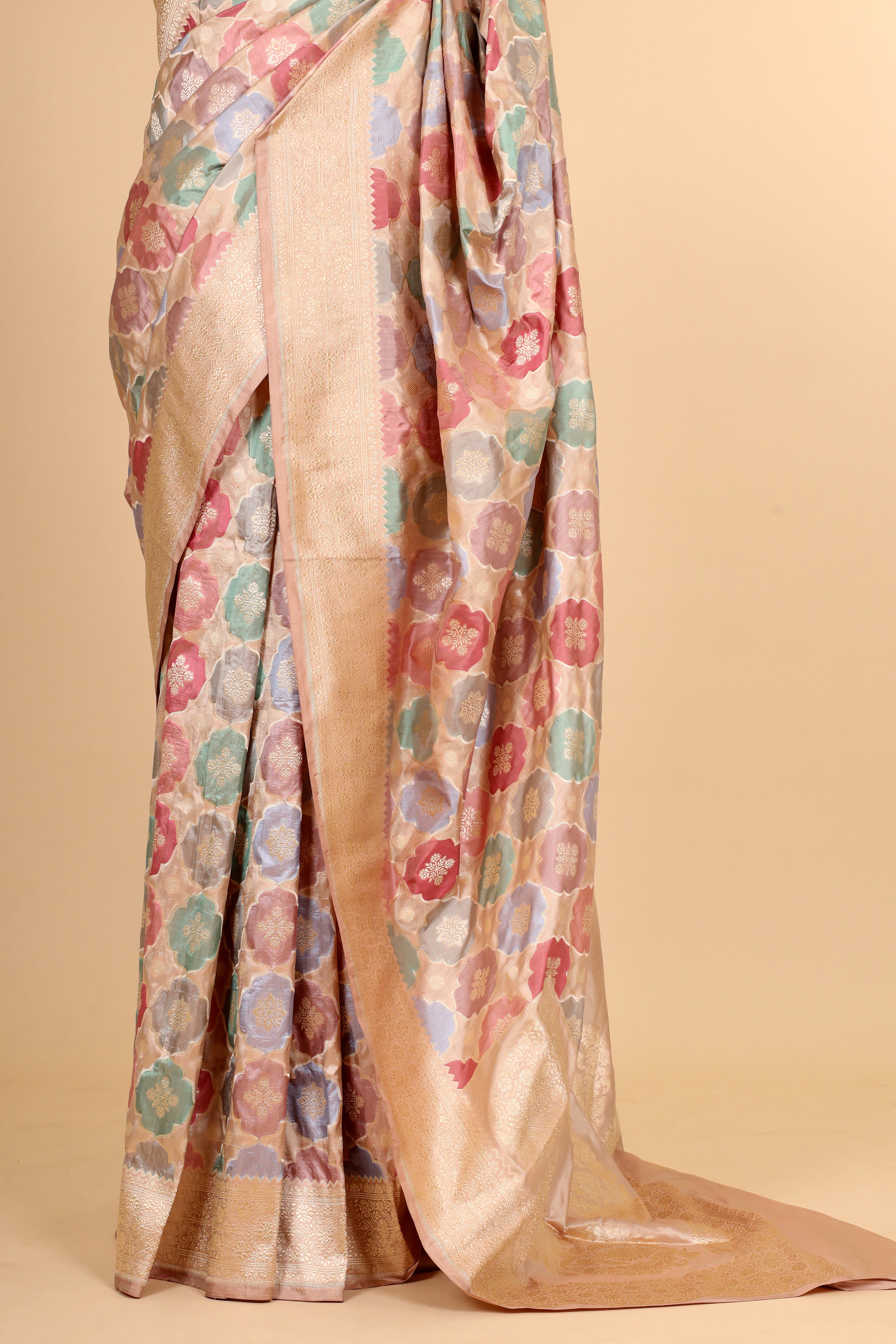 Rangkaat Handwoven Pure Banarasi Katan Silk Saree