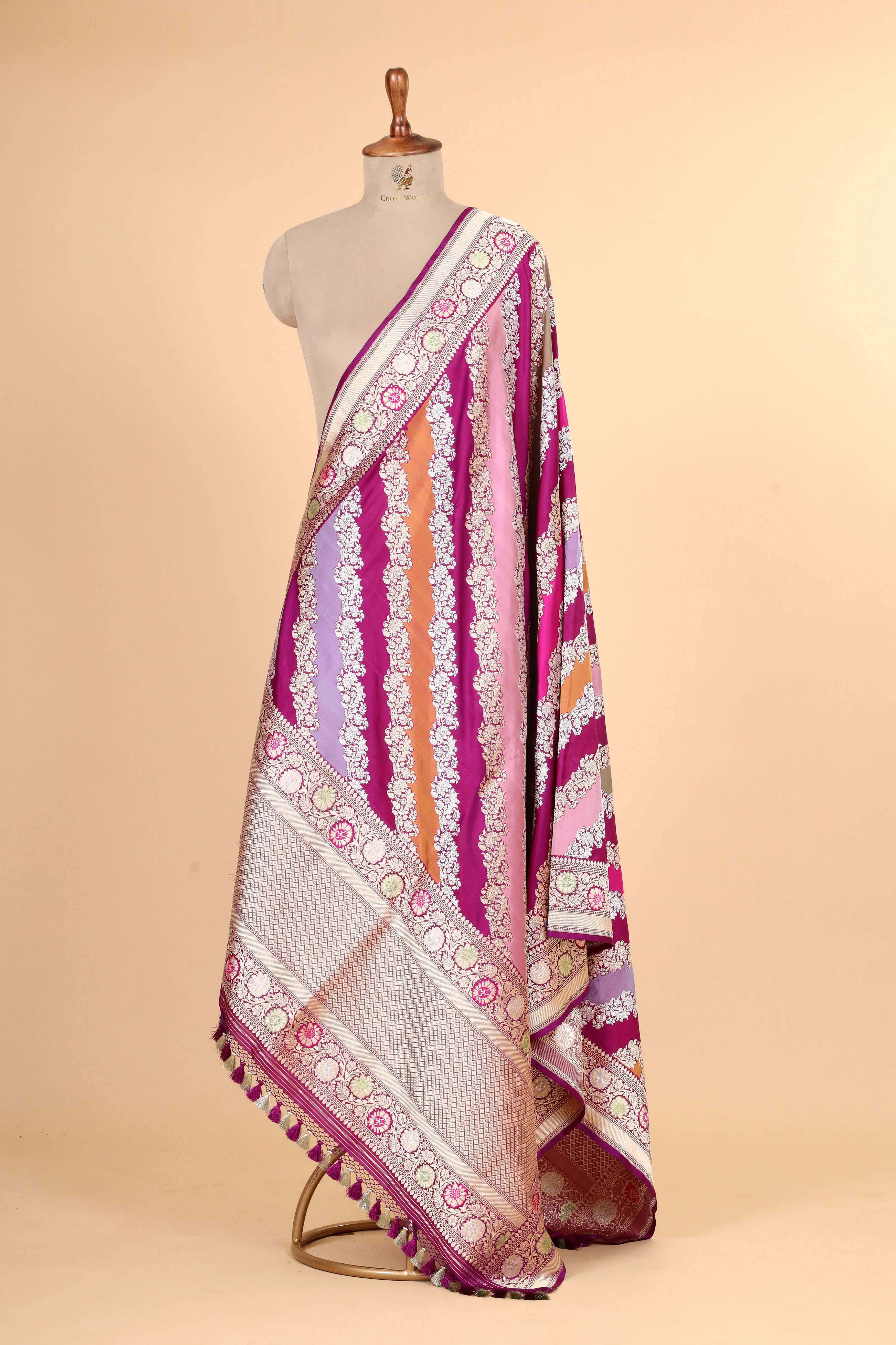Rangkaat Pure Katan Silk Banarasi Handloom Dupatta