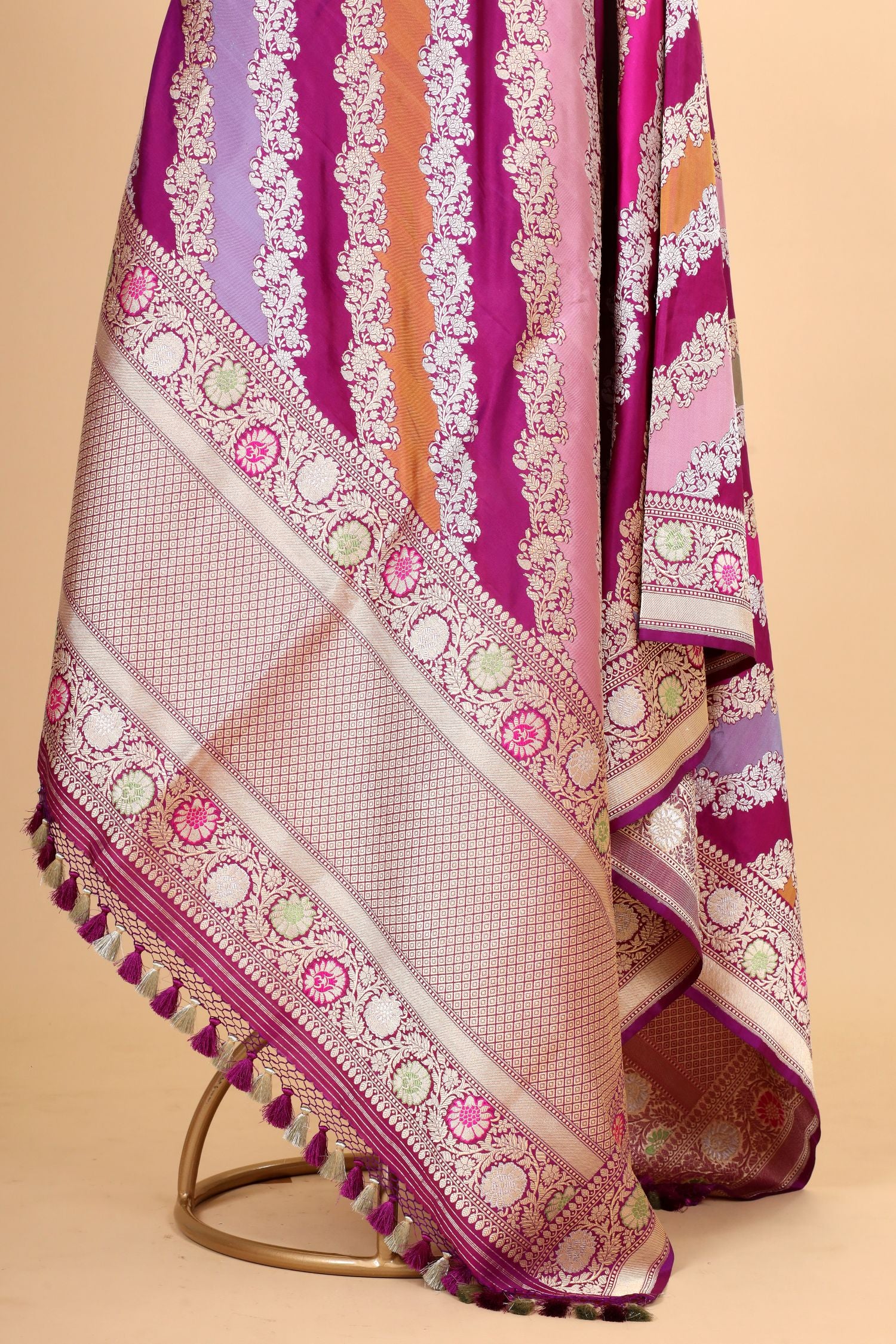 Rangkaat Pure Katan Silk Banarasi Handloom Dupatta