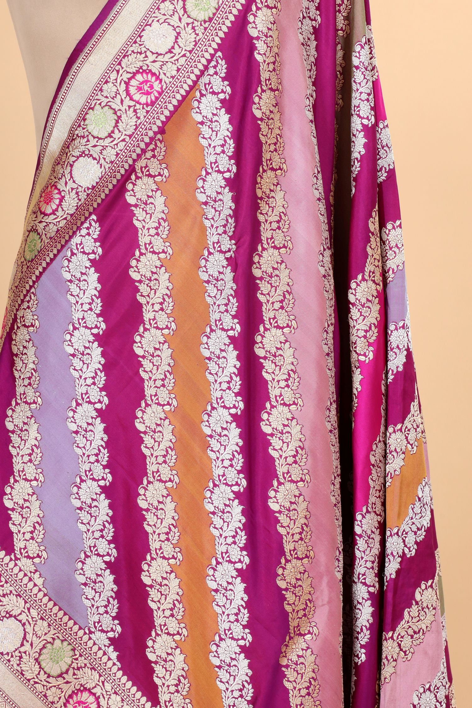 Rangkaat Pure Katan Silk Banarasi Handloom Dupatta