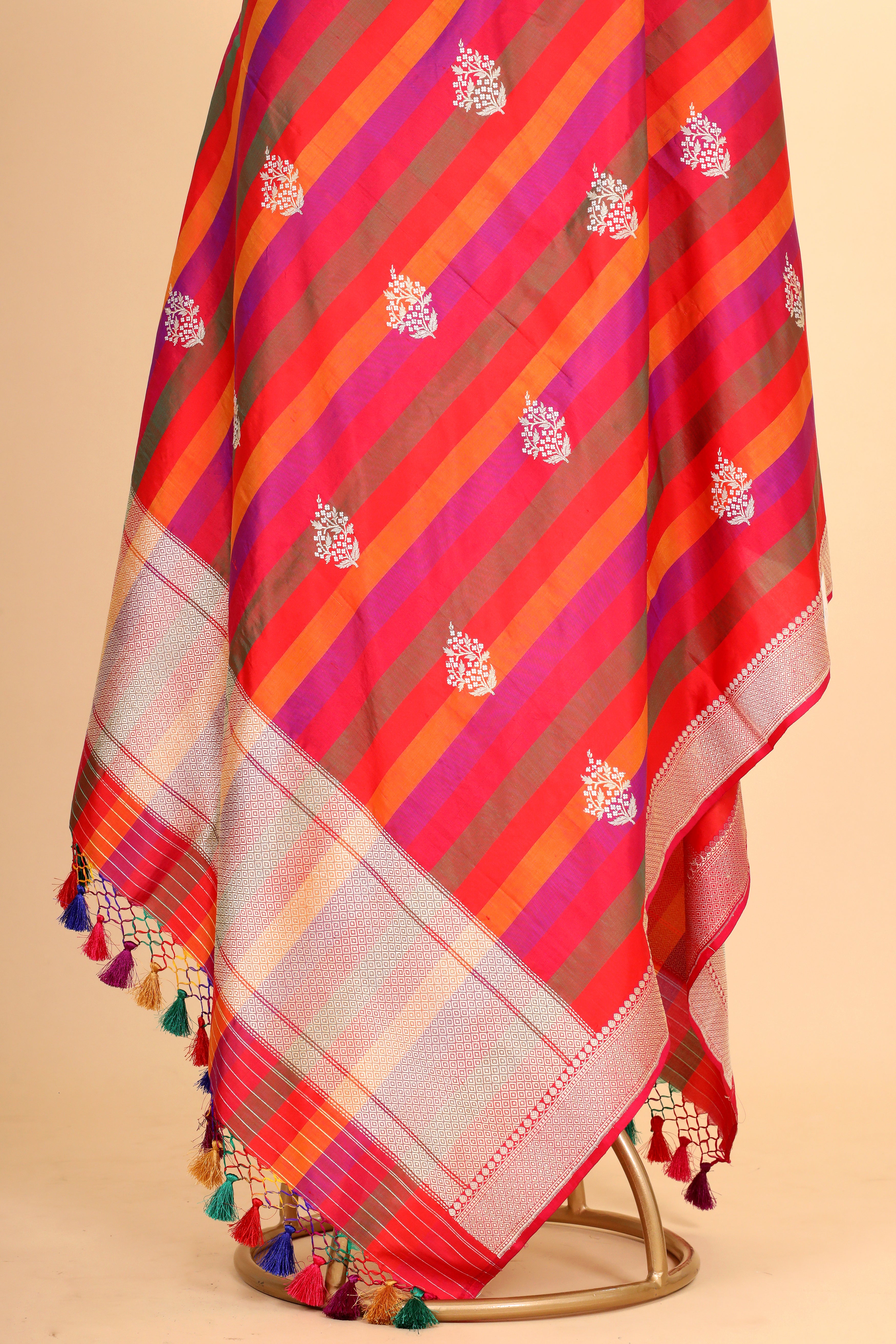 Rangkaat Pure Katan Silk Banarasi Handloom Dupatta