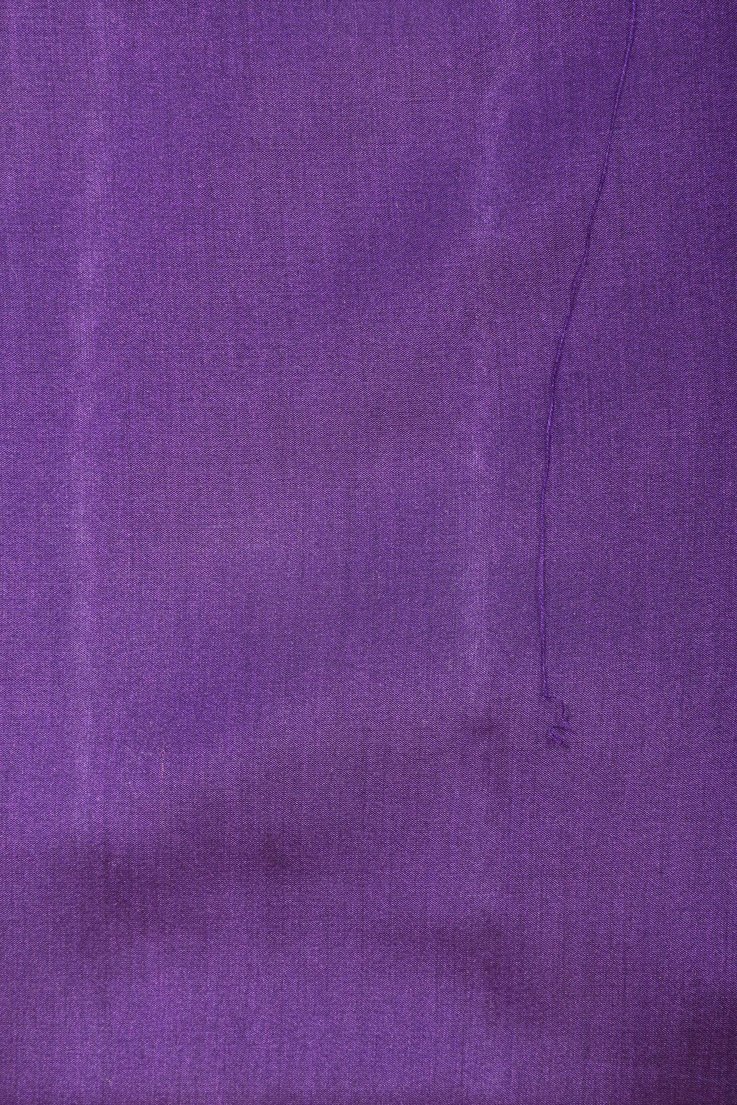 Purple Meenakari Banarasi Soft Silk Suitset