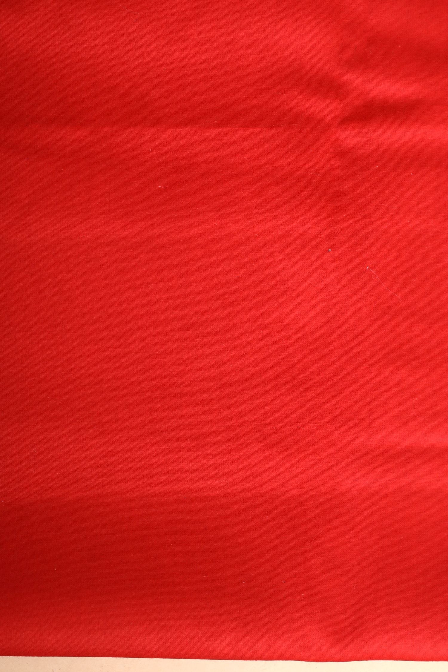 Red Premium Cotton Banarasi Suit With Organza Dupatta