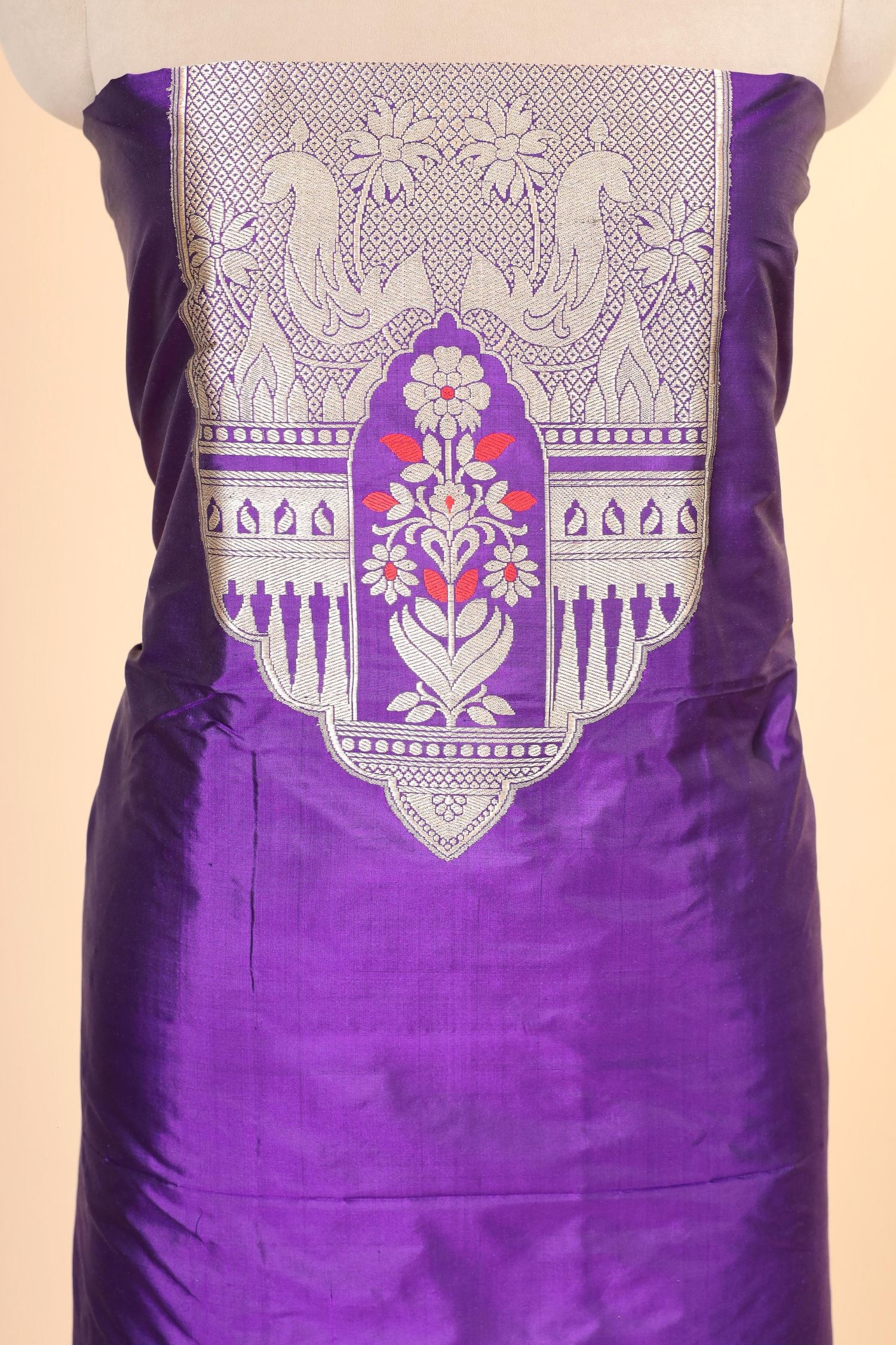 Royal Purple Katan Silk Co-ord Set