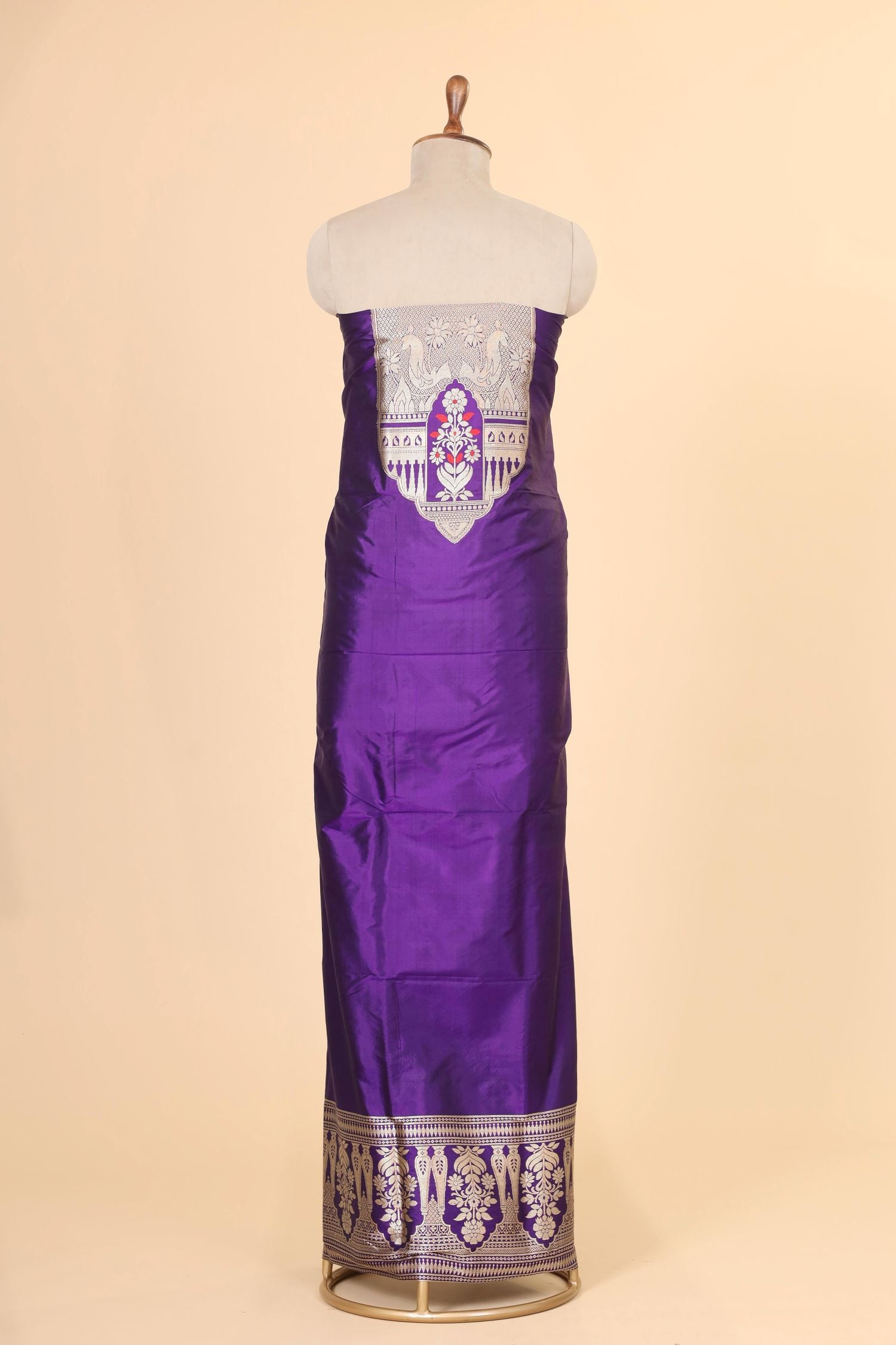 Royal Purple Katan Silk Co-ord Set
