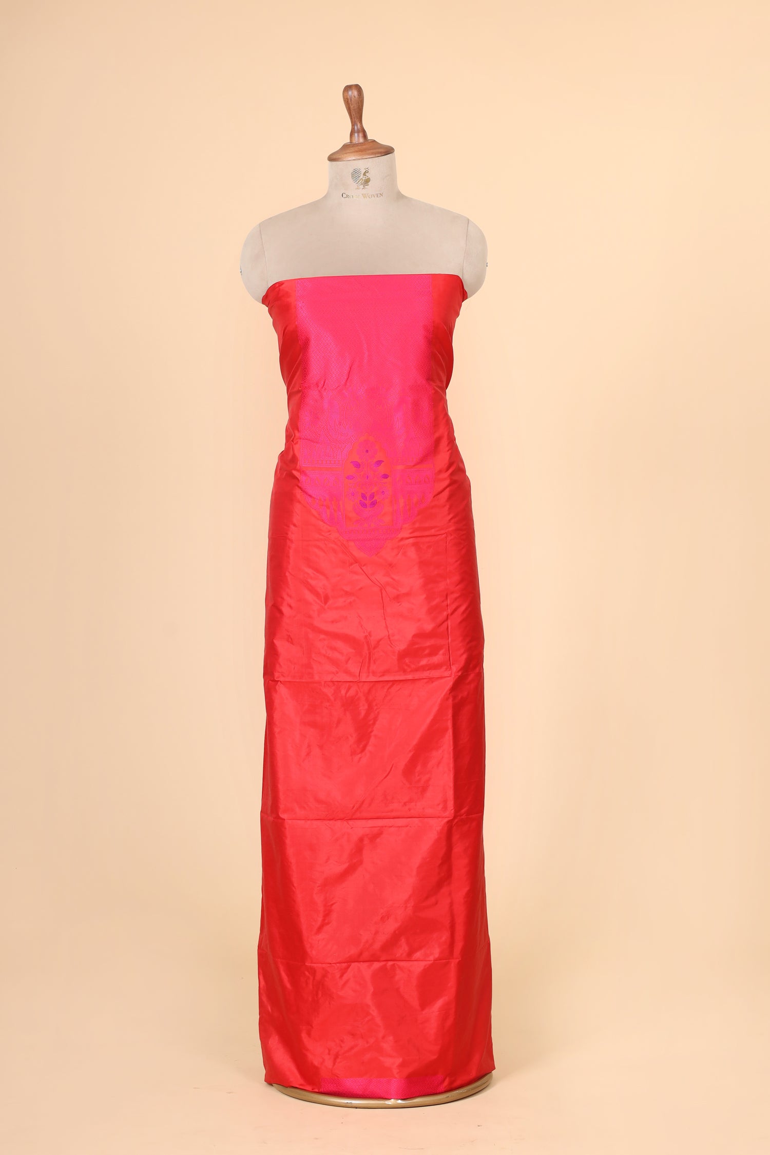 Red Katan Silk Co-ord Set