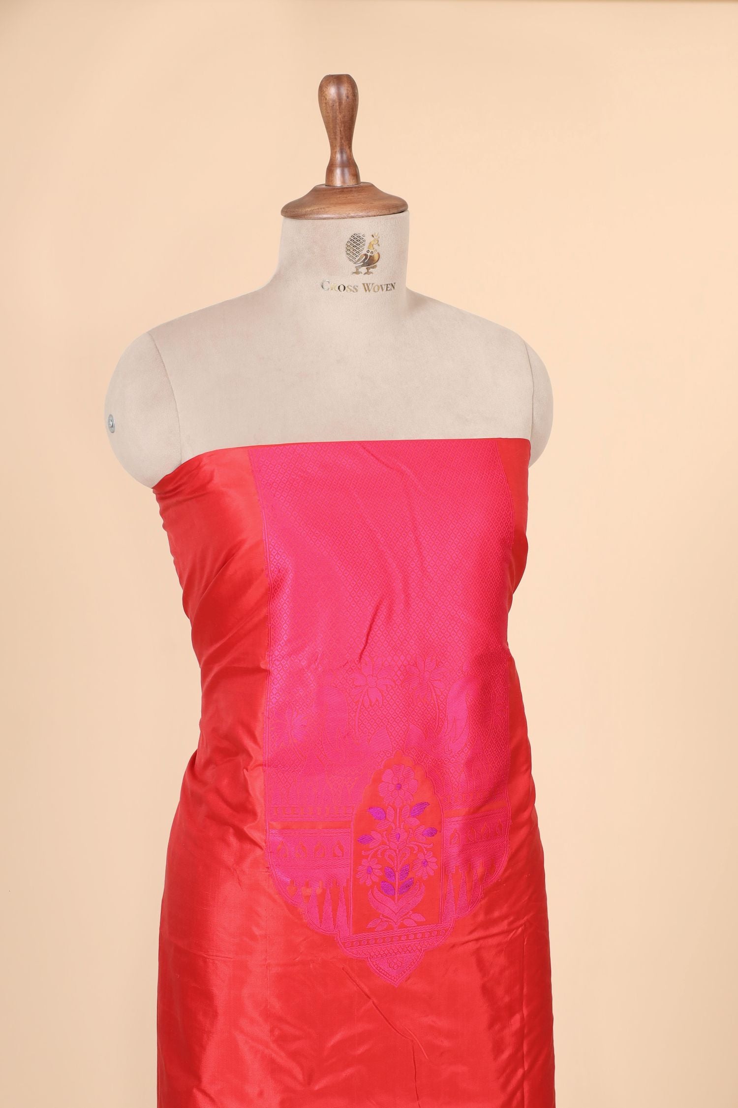 Red Katan Silk Co-ord Set