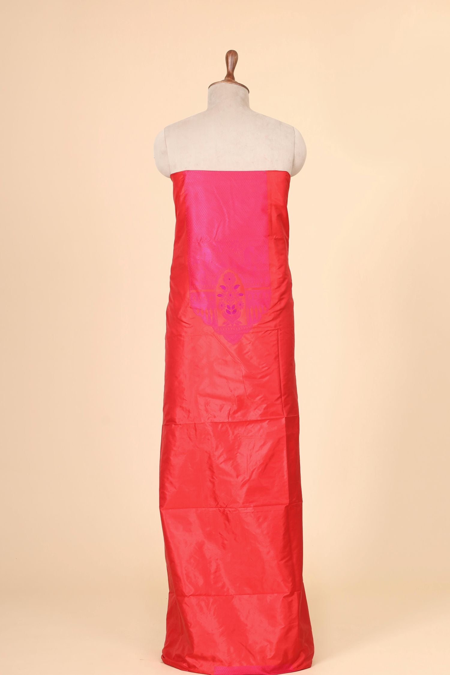 Red Katan Silk Co-ord Set